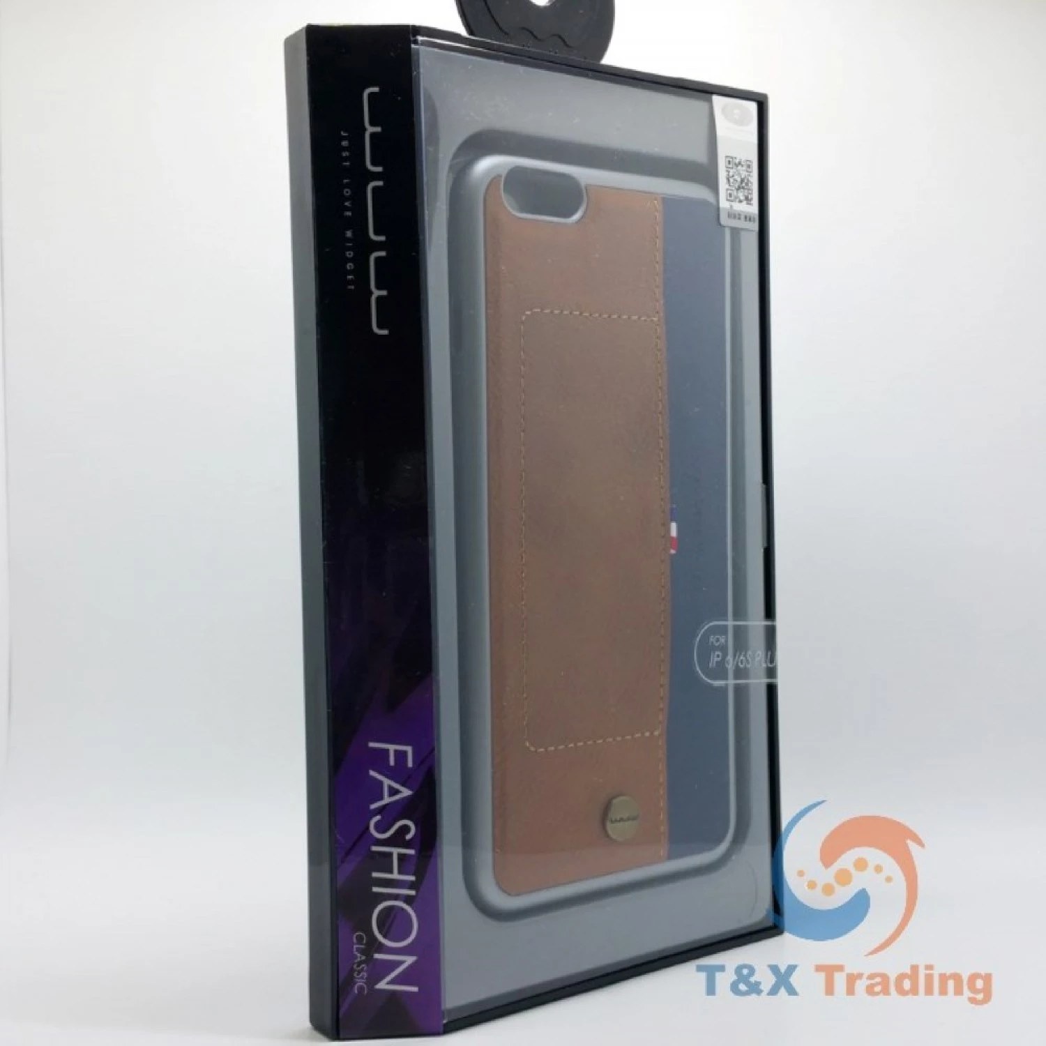 Apple iPhone 6 Plus / 6S Plus - WUW Fashion Leather Credit Card Holder Case