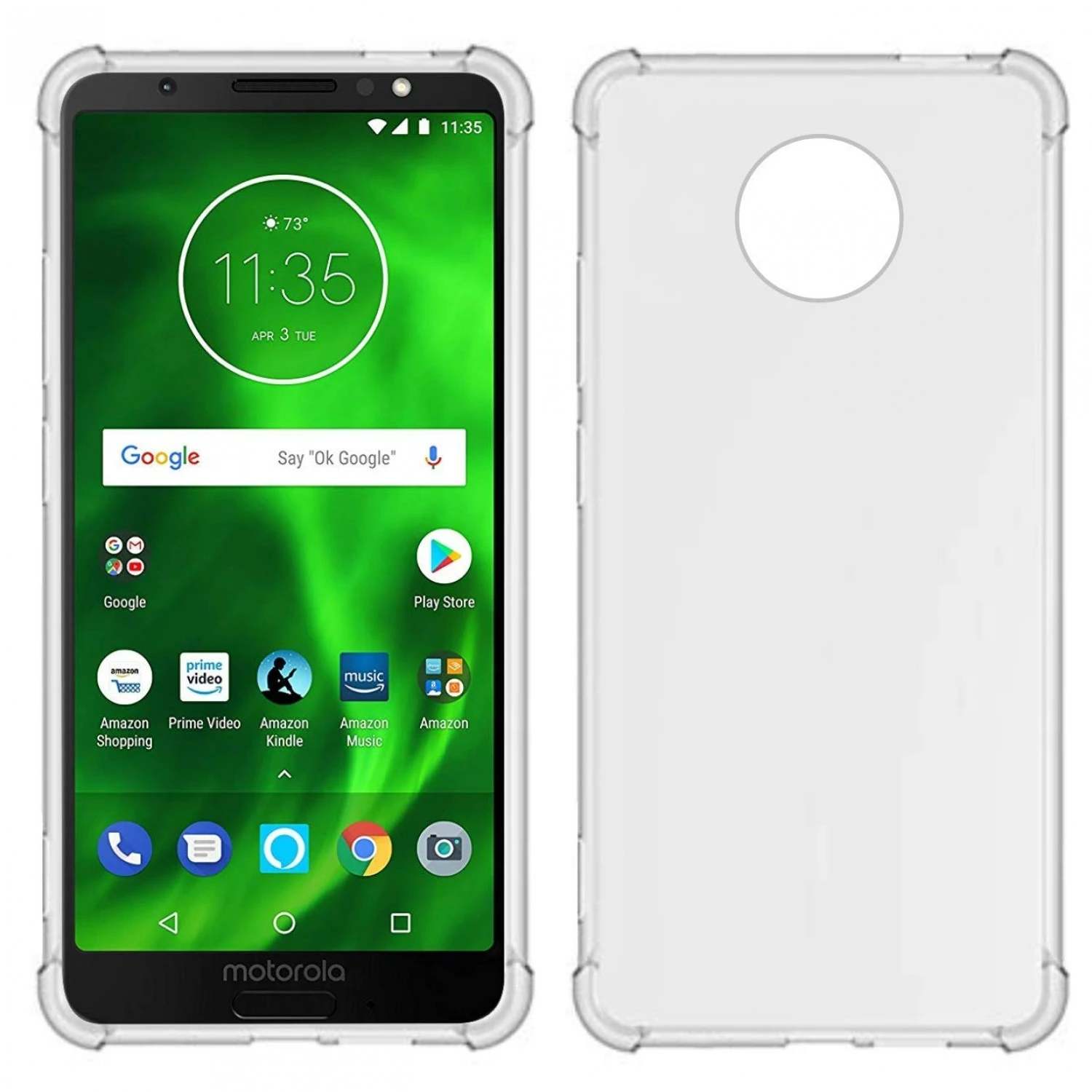 Motorola Moto G6 - Reinforced Corners Silicone Phone Case