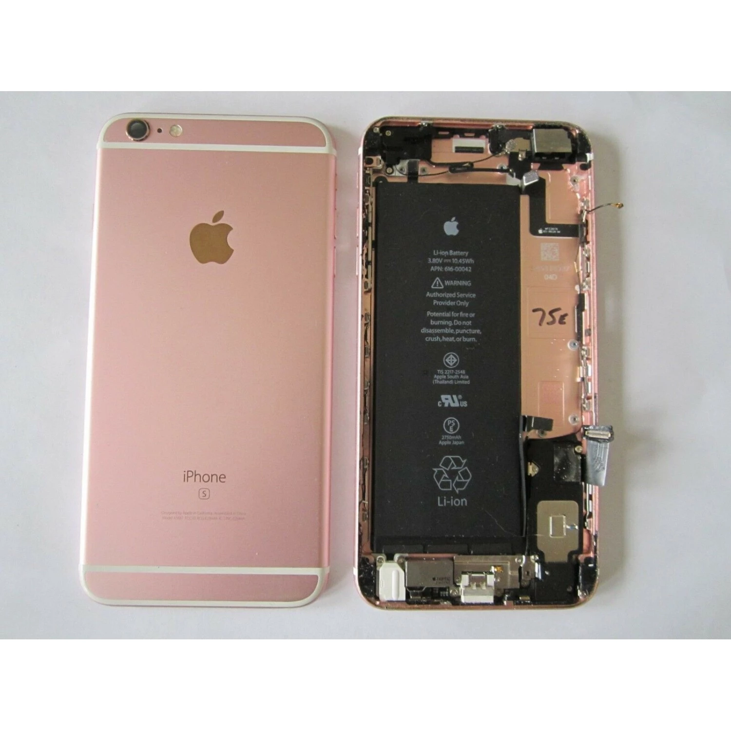 back housing complete for iPhone 6S Plus 6S+ ( used, good condition, original pull)