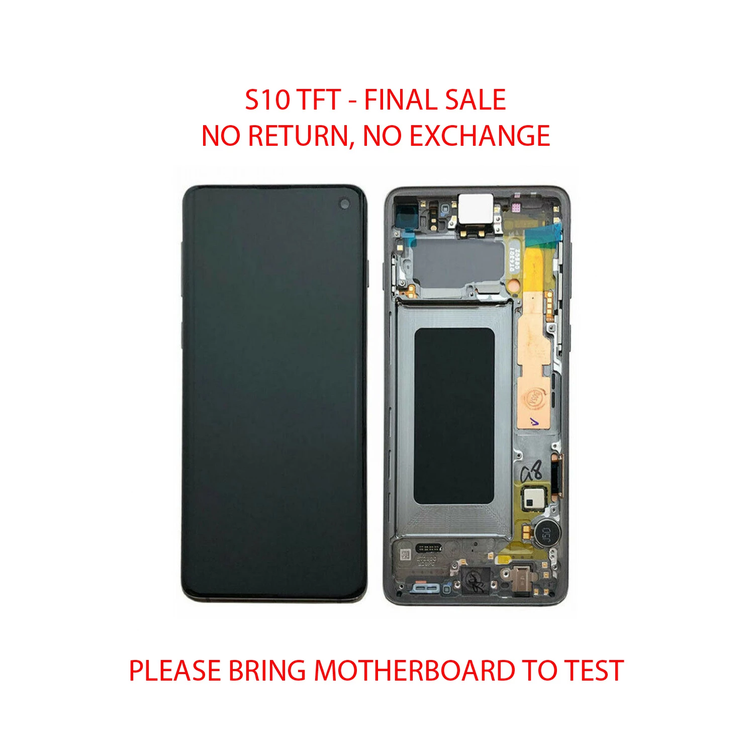 LCD Digitizer with FRAME TFT for Samsung S10 G9730 G973 G973WA