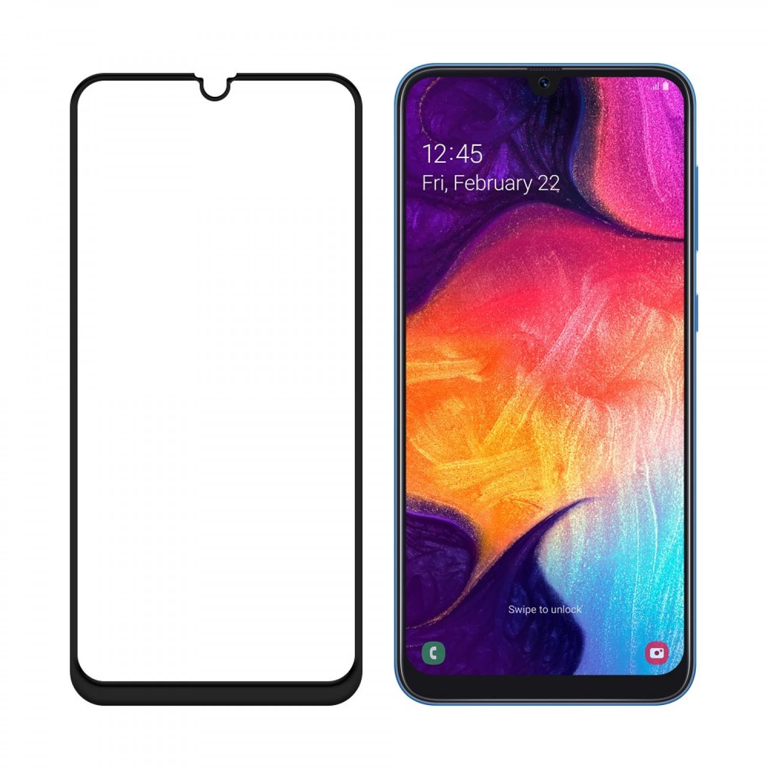 Samsung Galaxy A30S - 3D FULL Glue Tempered Glass Screen Protector