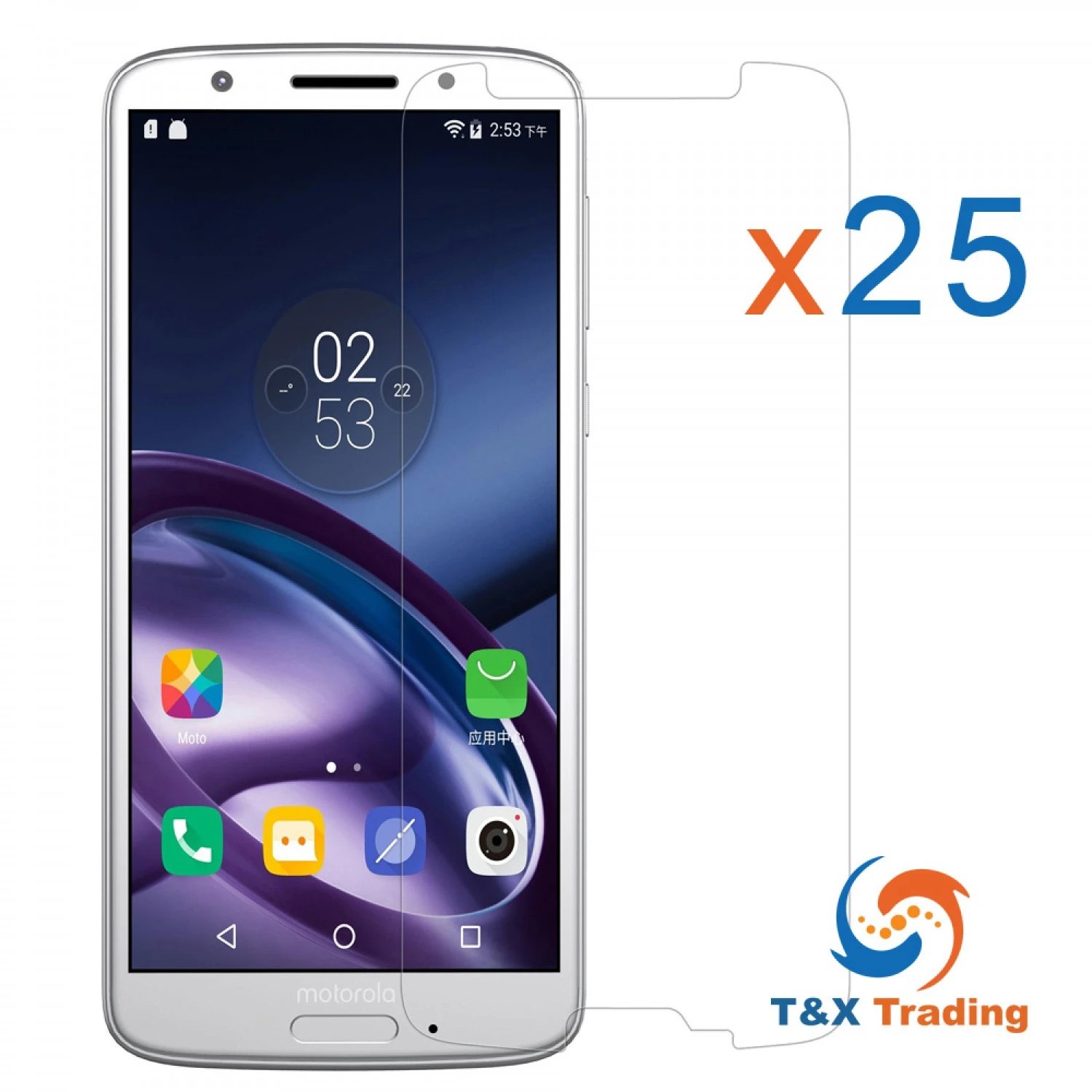 Motorola Moto G6 Bulk (25Pcs) Tempered Glass Screen Protector