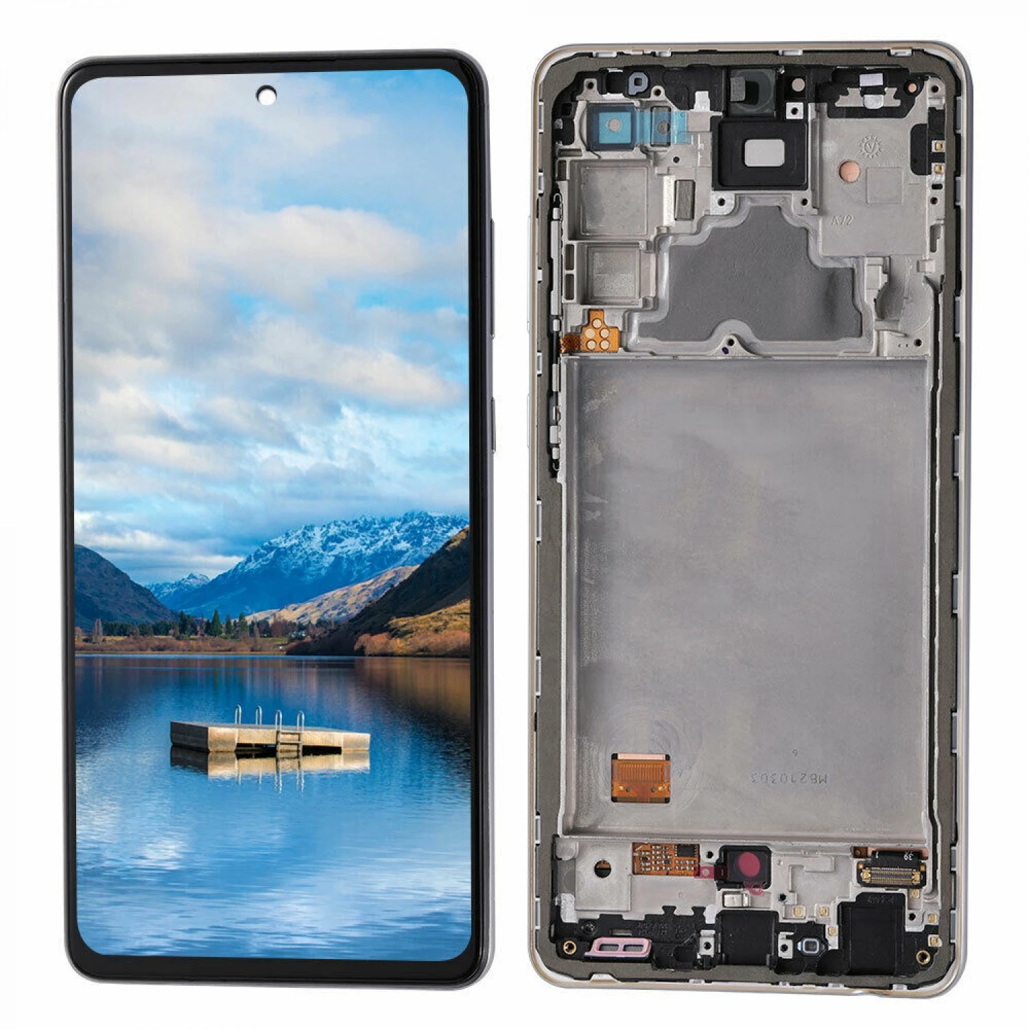 LCD assembly with frame OLED for Samsung Galaxy A72 2021 A725 A725F