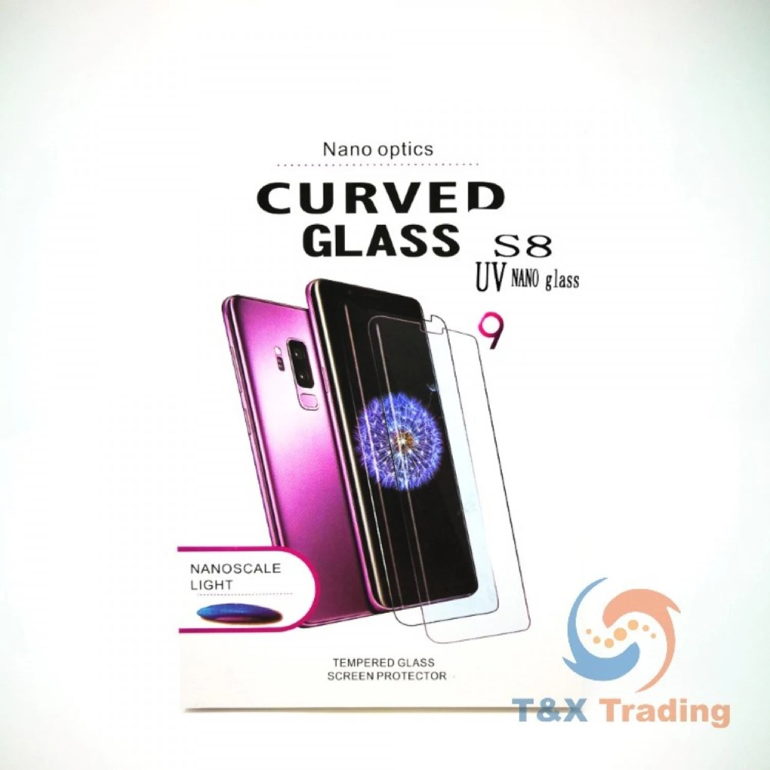Samsung Galaxy Note 8 / Note 9 - Full Glue UV Cured Curved Tempered Glass Screen Protector