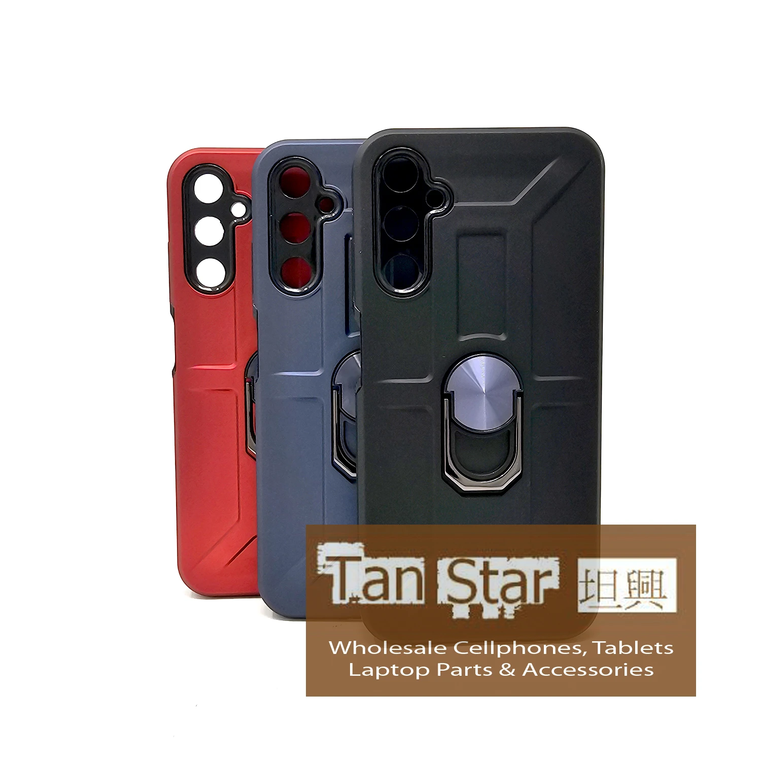 Samsung Galaxy A05S - Golem Dual Layered Magnet Enabled Case with Ring Kickstand