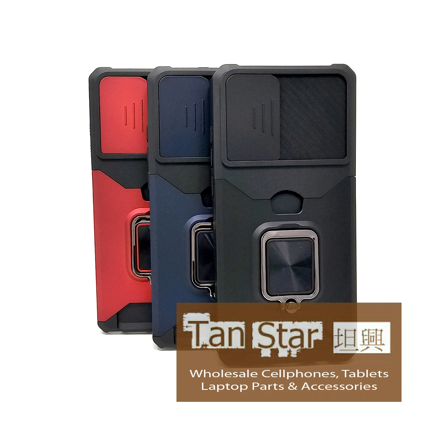 Motorola Moto G Stylus 5G 2024 - Secure Card Holder Magnet Enabled Case with Ring Kickstand