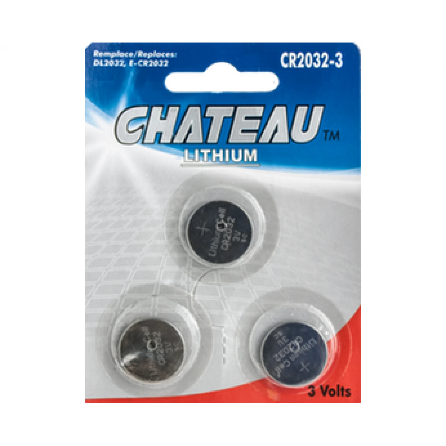Battery lithium 3 Volts CR2032 E-CR2032 DL2032