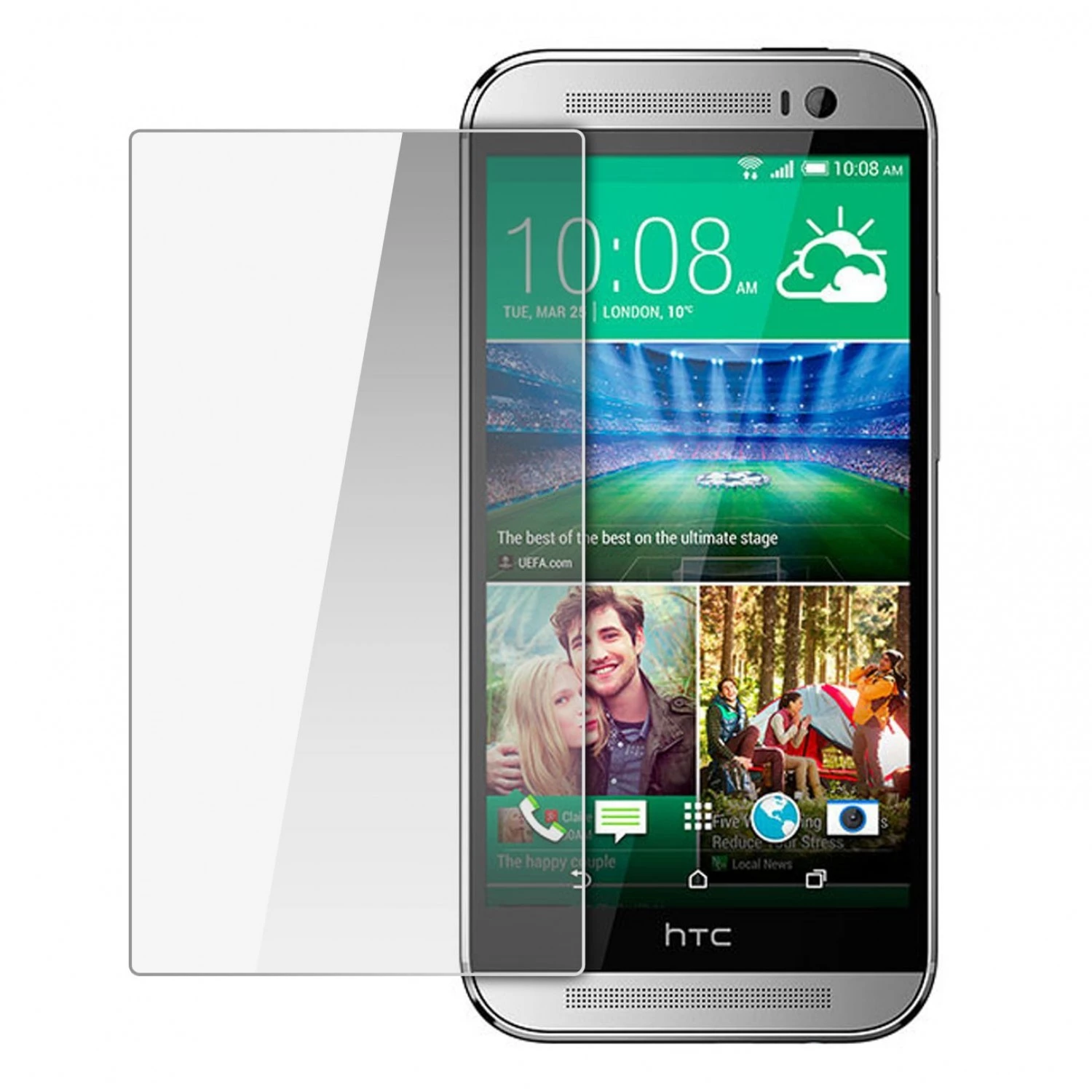 HTC One M8 Tempered Glass Screen Protector