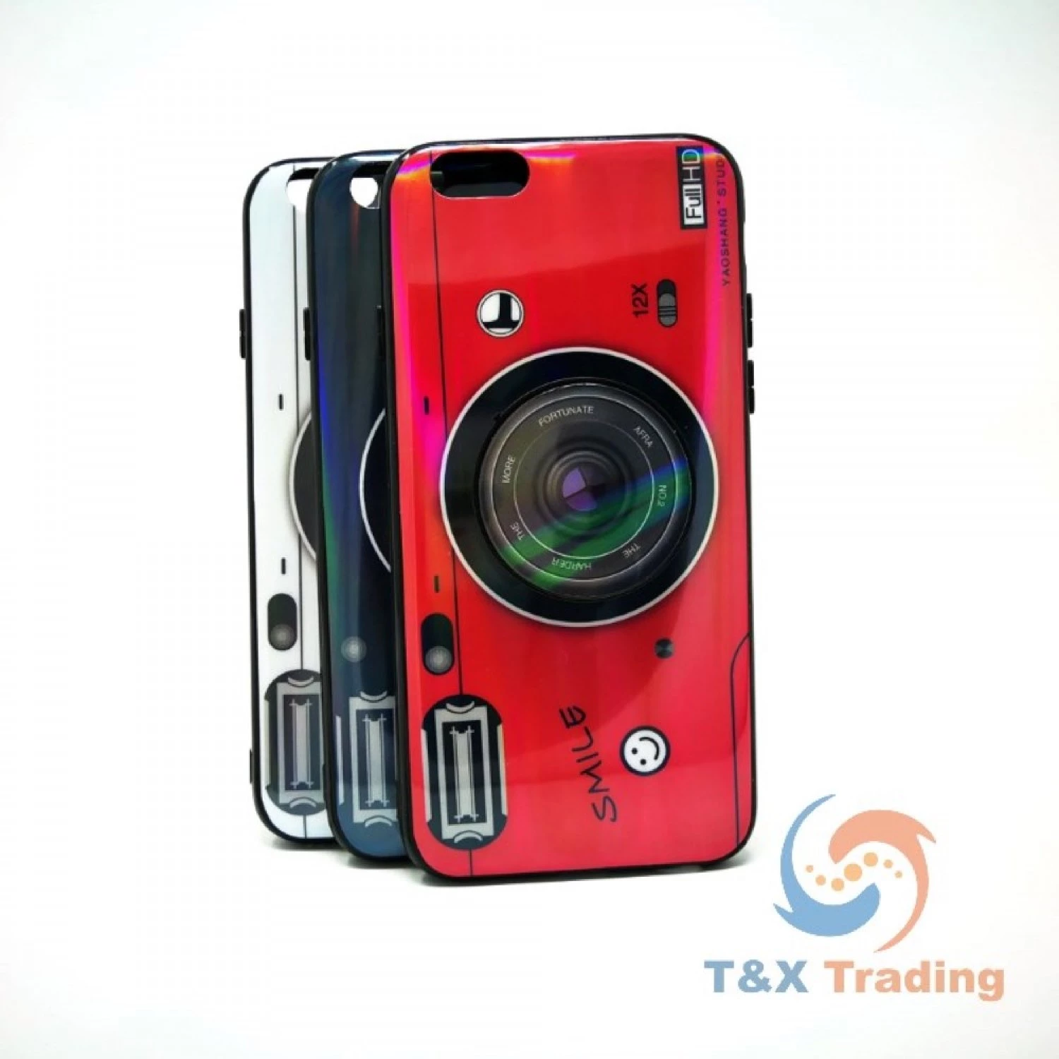 Apple iPhone 6 / 6S - Holographic Camera Case with Pop Socket