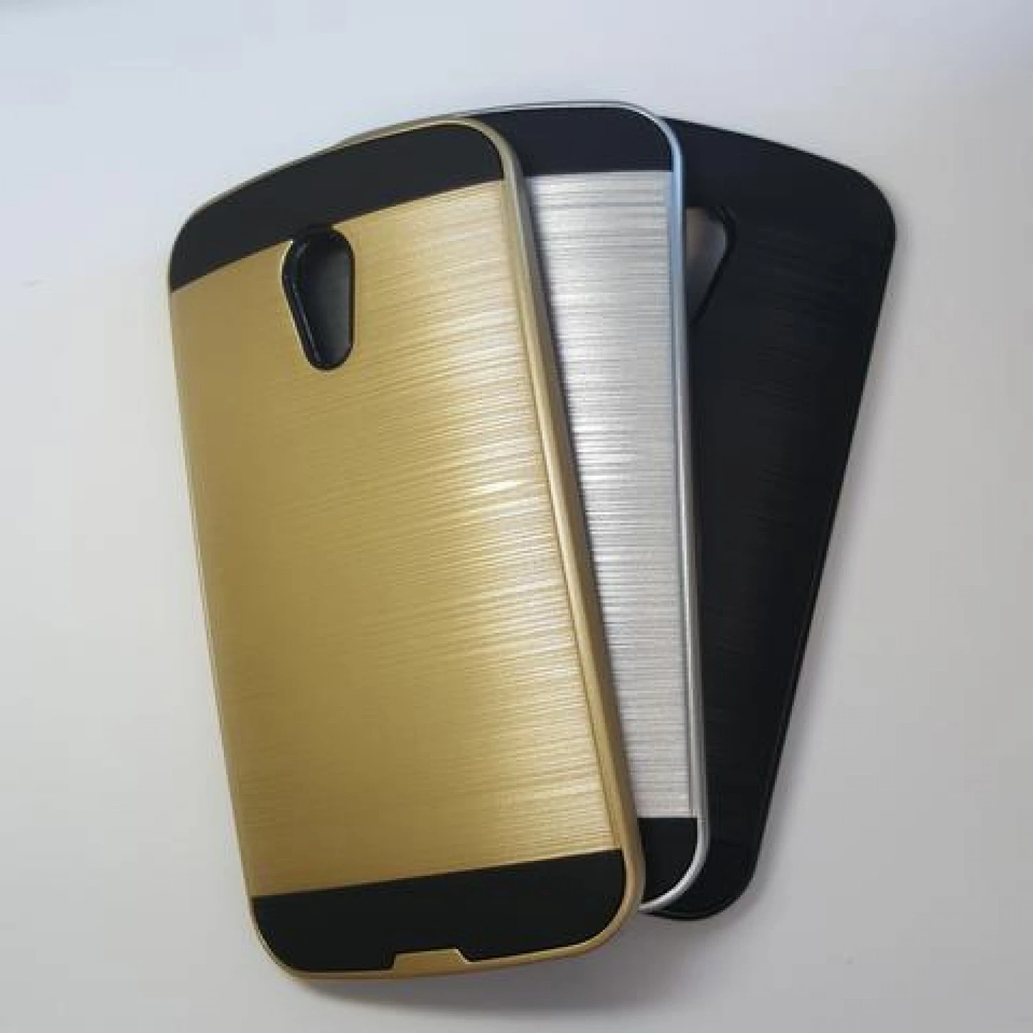 Motorola Moto G2 - Slim Sleek Brush Metal Case