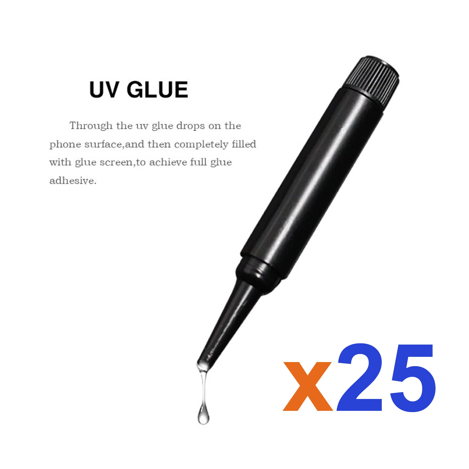 UV Glue Bottle Bulk (25Pcs) for Tempered Glass Screen Protector