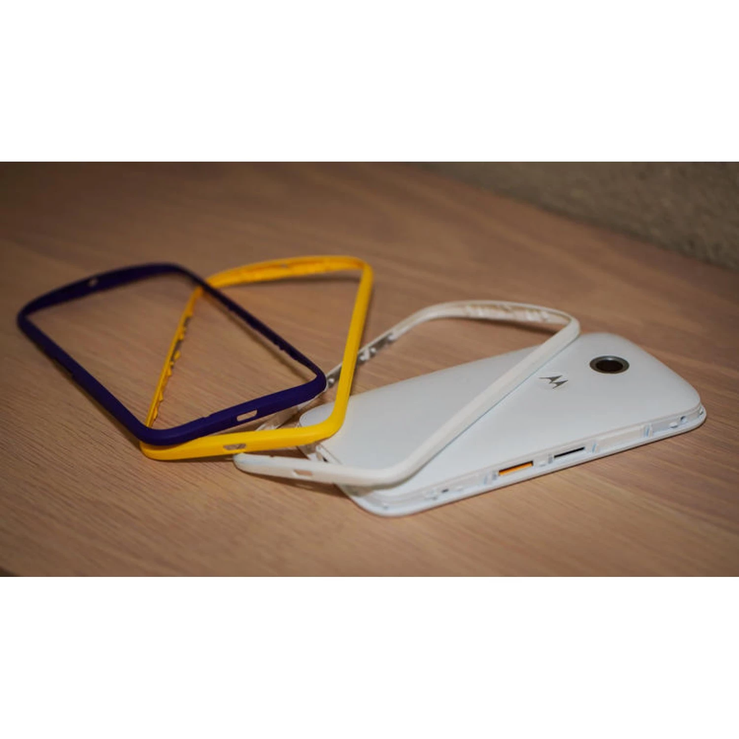 Mid frame Bumper white for Motorola Moto E2 XT1511 XT1505 XT1524