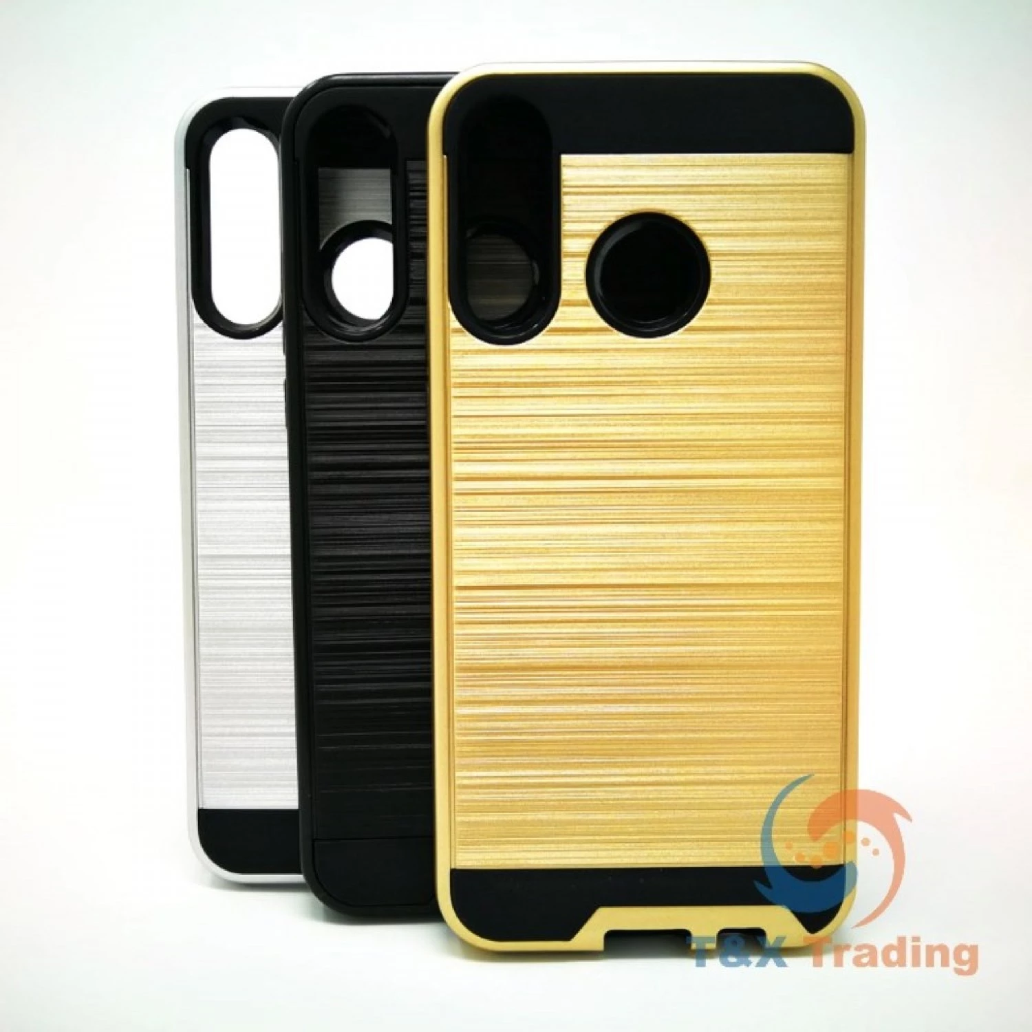 HuaWei P30 Lite - Slim Sleek Brush Metal Case