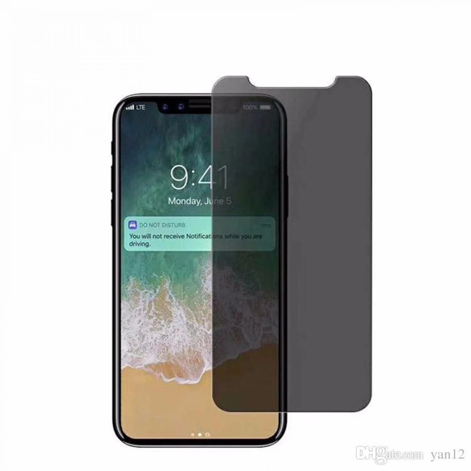 Apple iPhone XS Max / 11 Pro Max - Privacy Tempered Glass Screen Protector