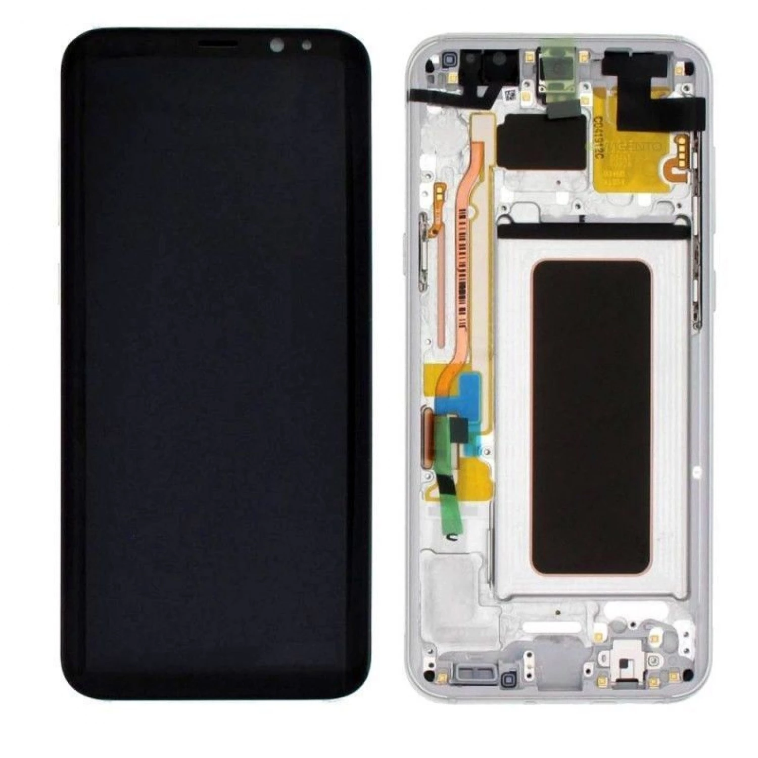 LCD Digitizer with FRAME for Samsung S8 Plus S8+ G9550 G955F G955WA (heavy used, scratches)