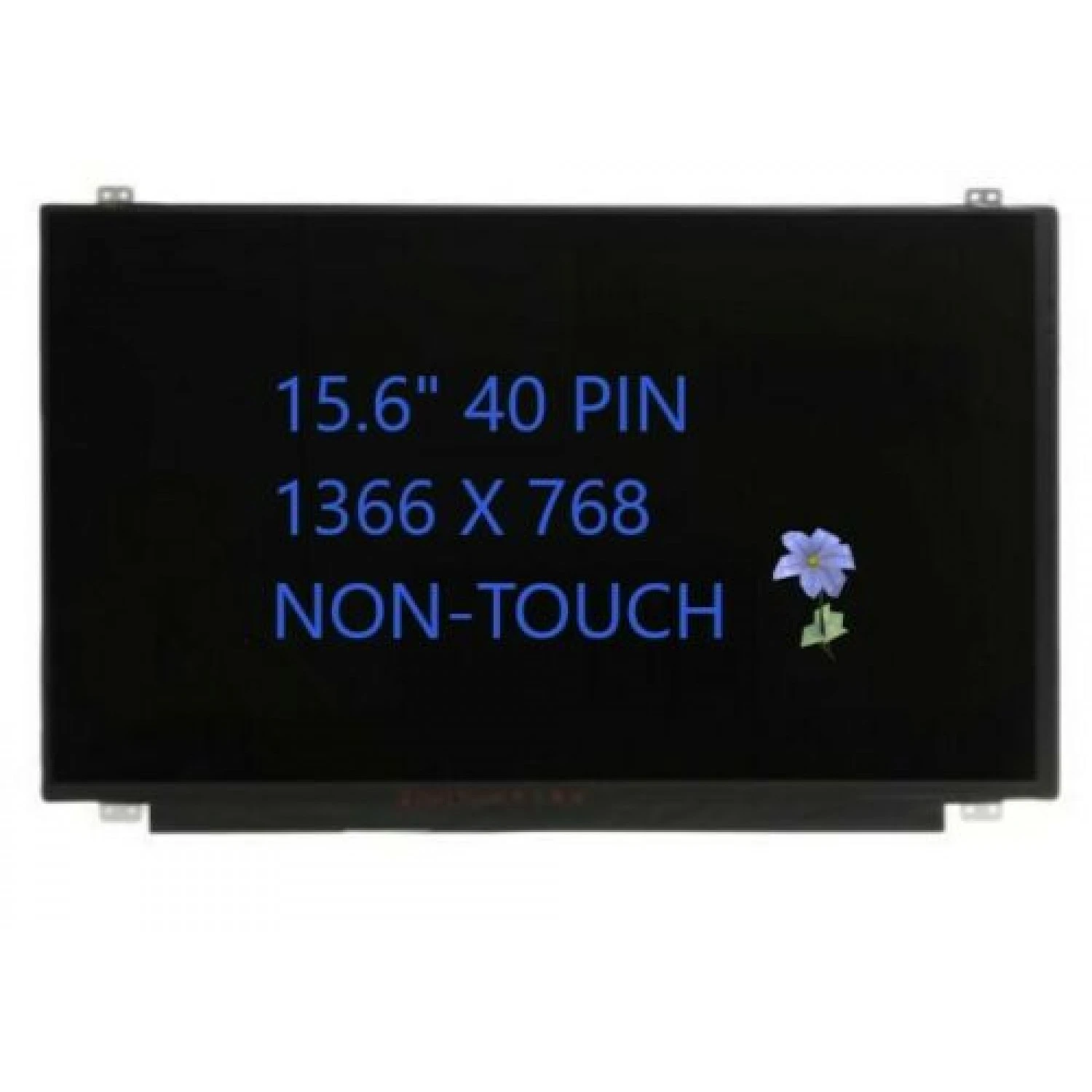 15.6" Laptop LCD Screen 1366x768p 40 Pins with Brackets NT156WHM-N10 V5.0