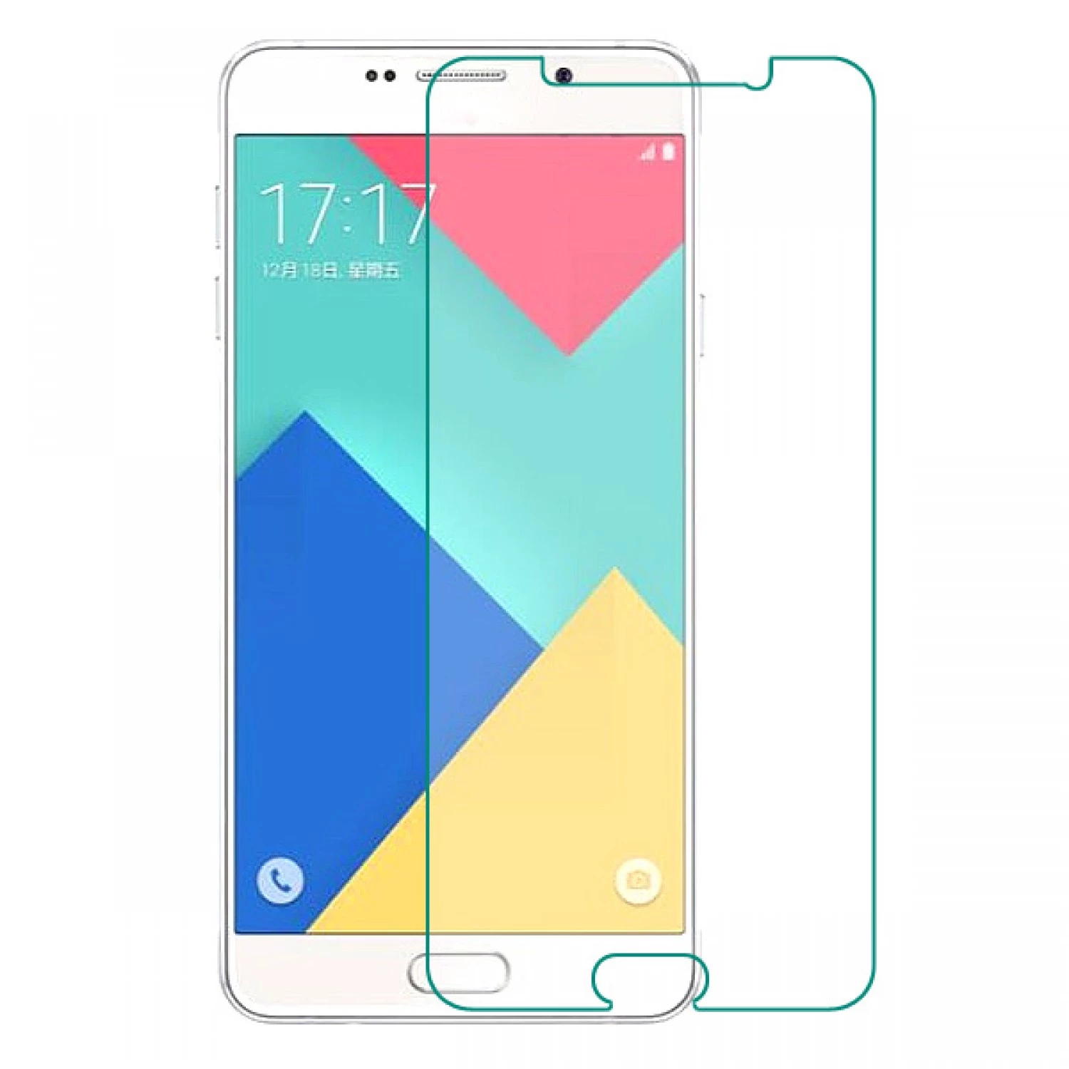 Samsung Galaxy A7 (2017) Tempered Glass Screen Protector