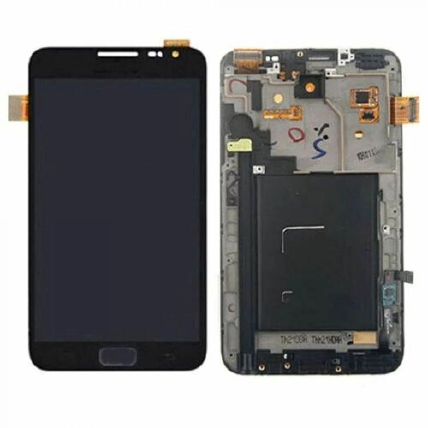LCD digitizer assembly with frame for Samsung Note i9220 N7000 ( used, good condition)