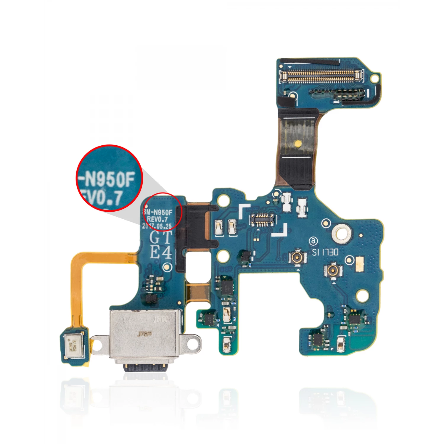 charging port flex SM-N950F for Samsung note 8 N9500 N950 N950F