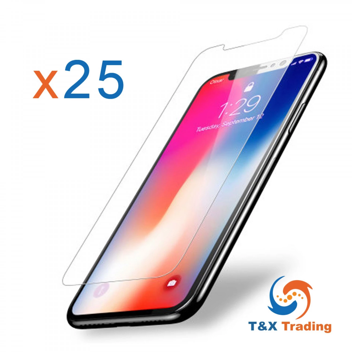 Apple iPhone X / XS / 11 Pro Bulk (25Pcs) Tempered Glass Screen Protector