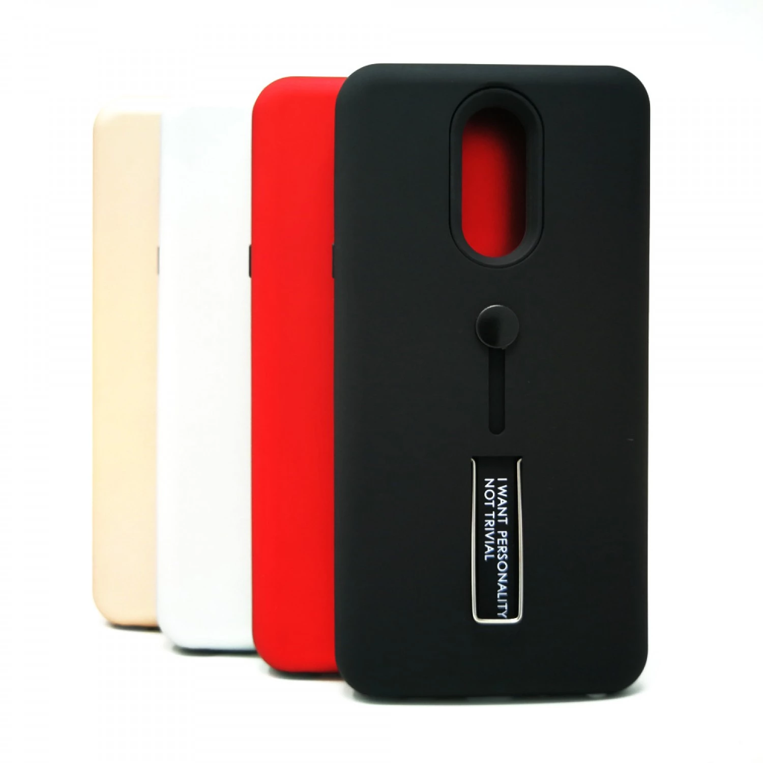 LG Stylo 4 / Q Stylo / Q Stylo Plus - I Want Personality Not Trivial Case with Kickstand Color