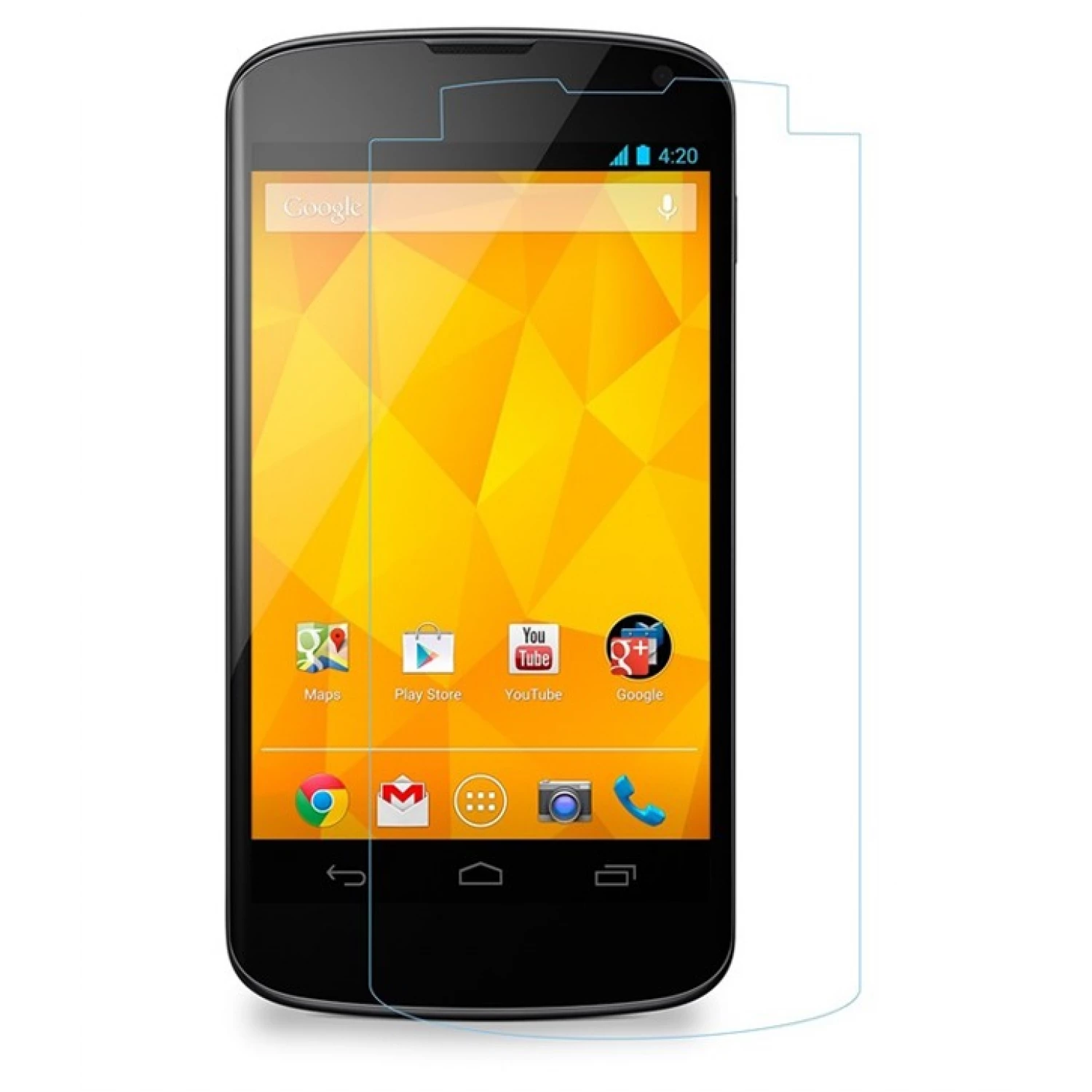 LG Nexus 4 Tempered Glass Screen Protector