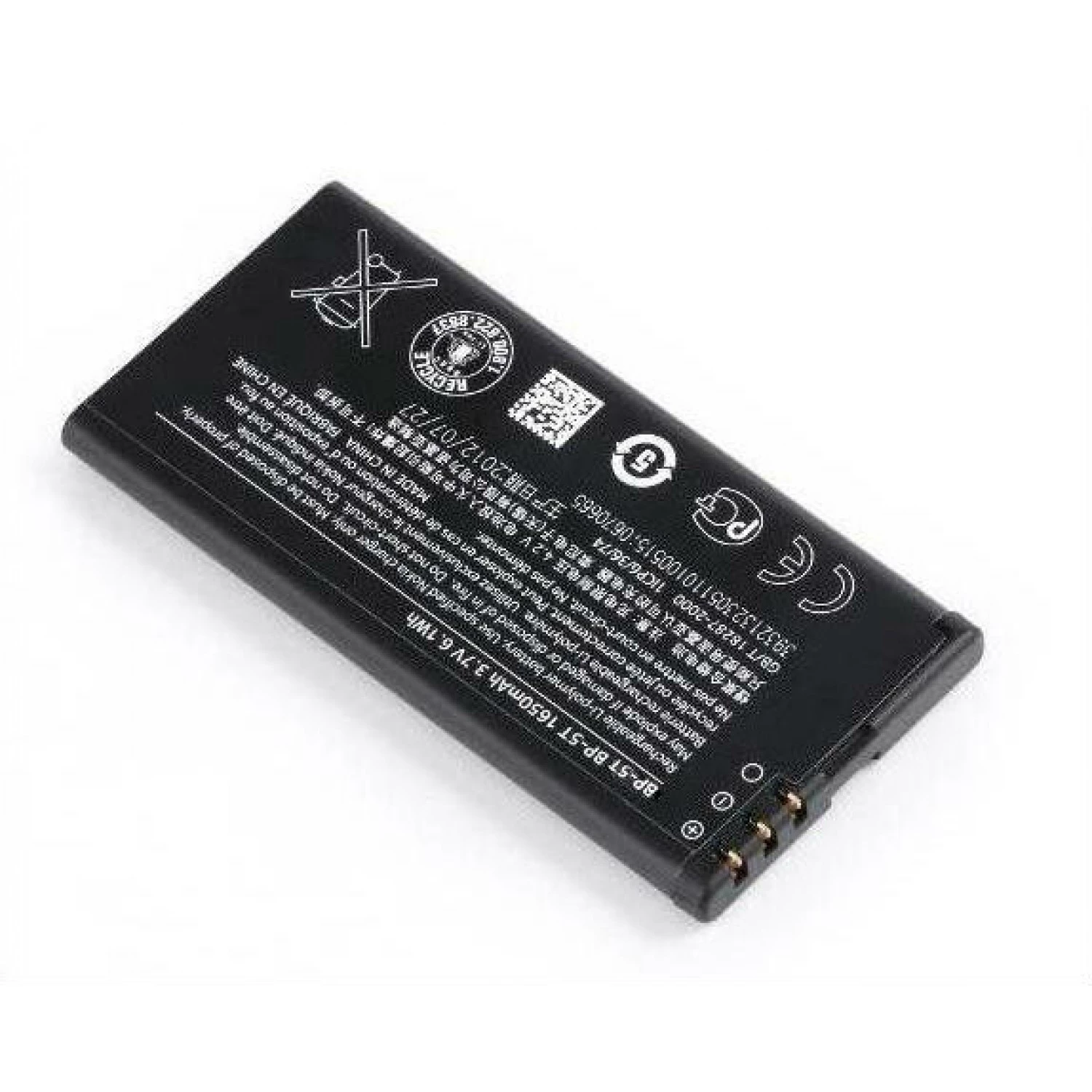 Replacement battery for Nokia BP-5T Lumia 820 825