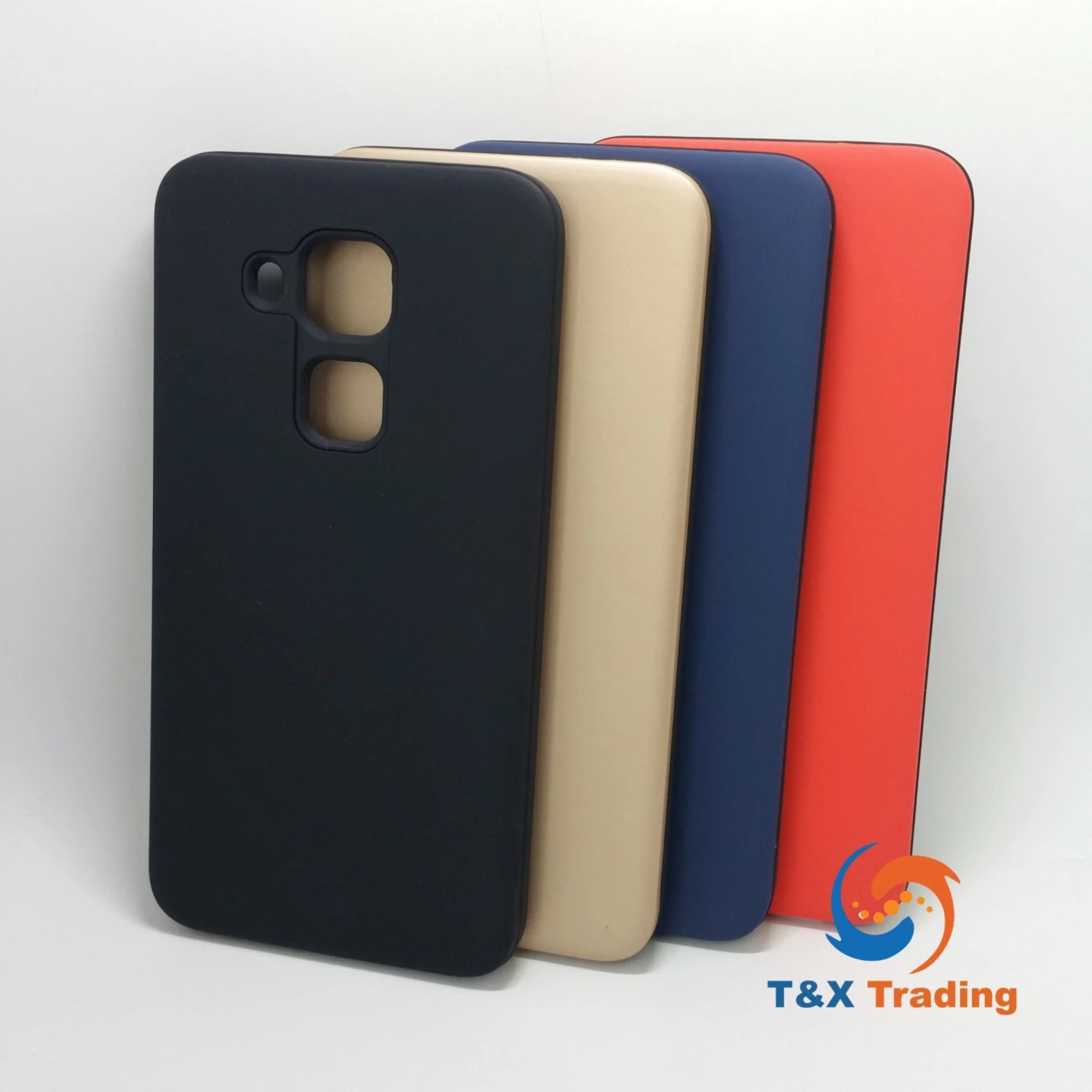 Huawei Nova Plus - Silicone With Hard Back Cover Case