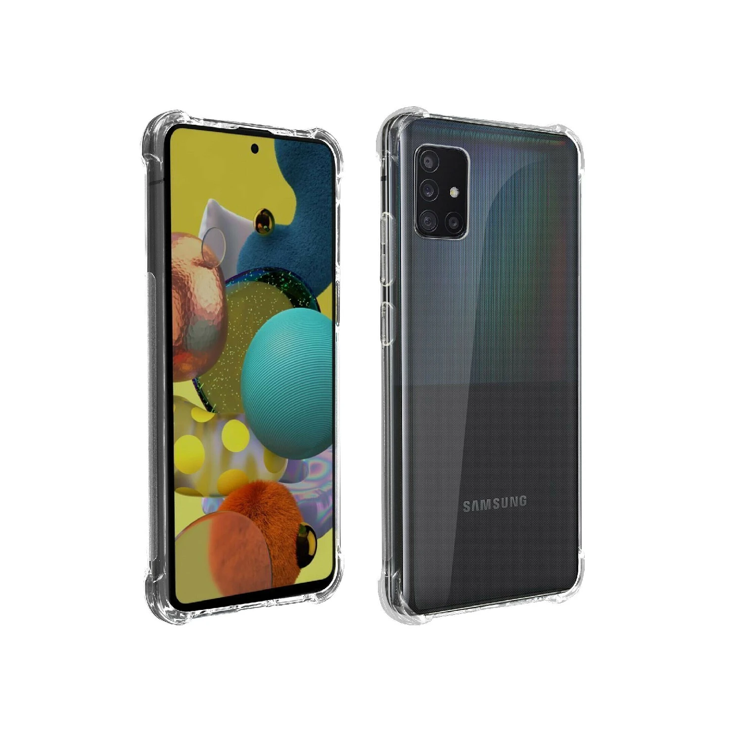 Samsung Galaxy A51 - Reinforced Corners Silicone Phone Case