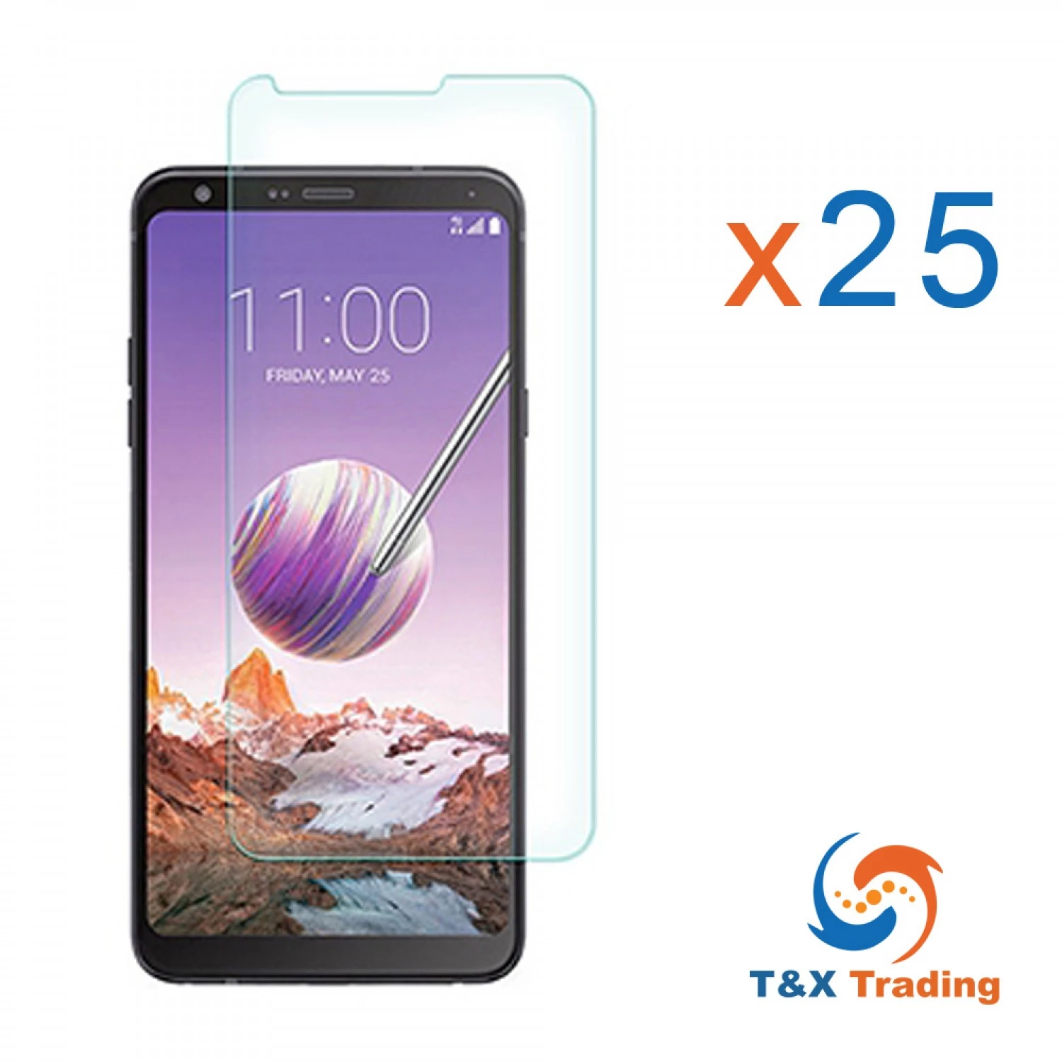 LG Stylo 4 / Q Stylo / Q Stylo Plus Bulk (25Pcs) Tempered Glass Screen Protector