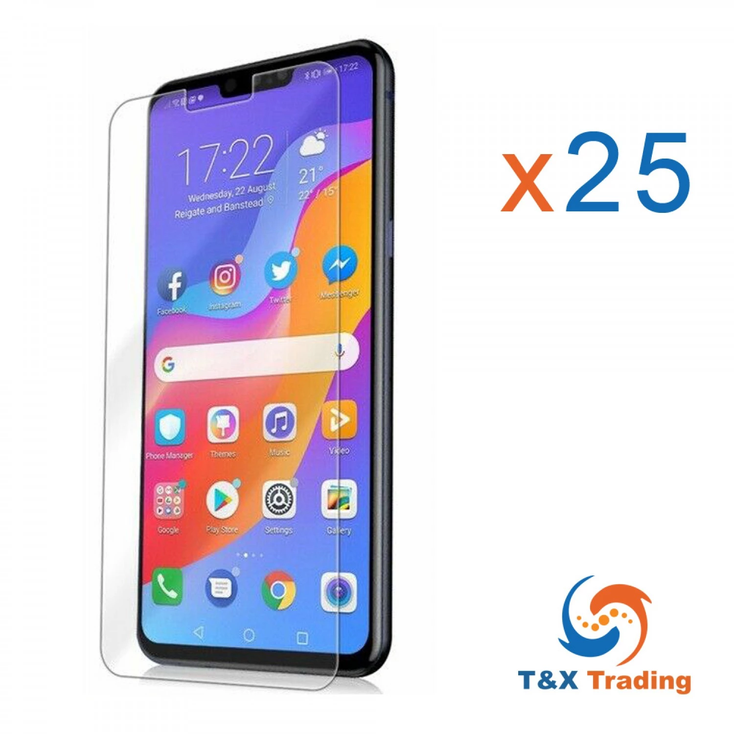 LG G8 - Bulk (25Pcs) Tempered Glass Screen Protector