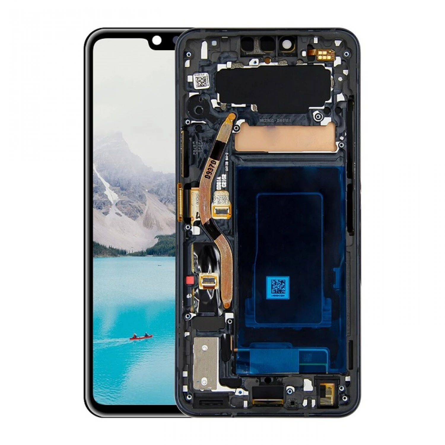 LCD digitizer assembly with frame for LG G8 G820 ThinQ