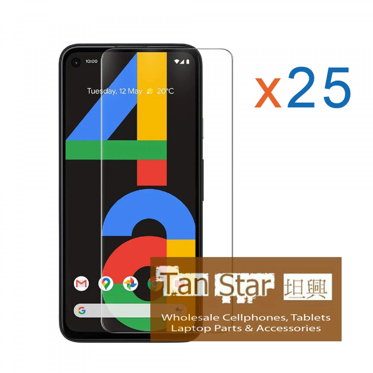 Google Pixel 4a 5G Bulk (25Pcs) Tempered Glass Screen Protector