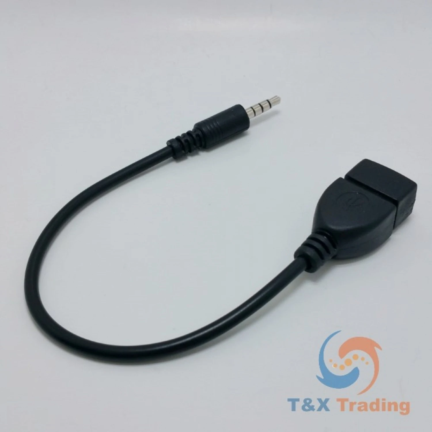 USB Female to 3.5 mm Earphone Headset Headphone Jack Male OTG Adapter Connector