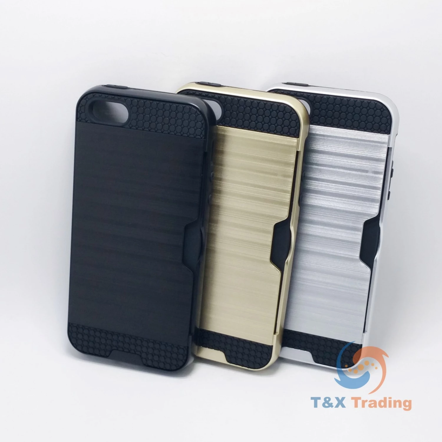 Apple iPhone 7 / 8 - Slim Sleek Brush Metal Case