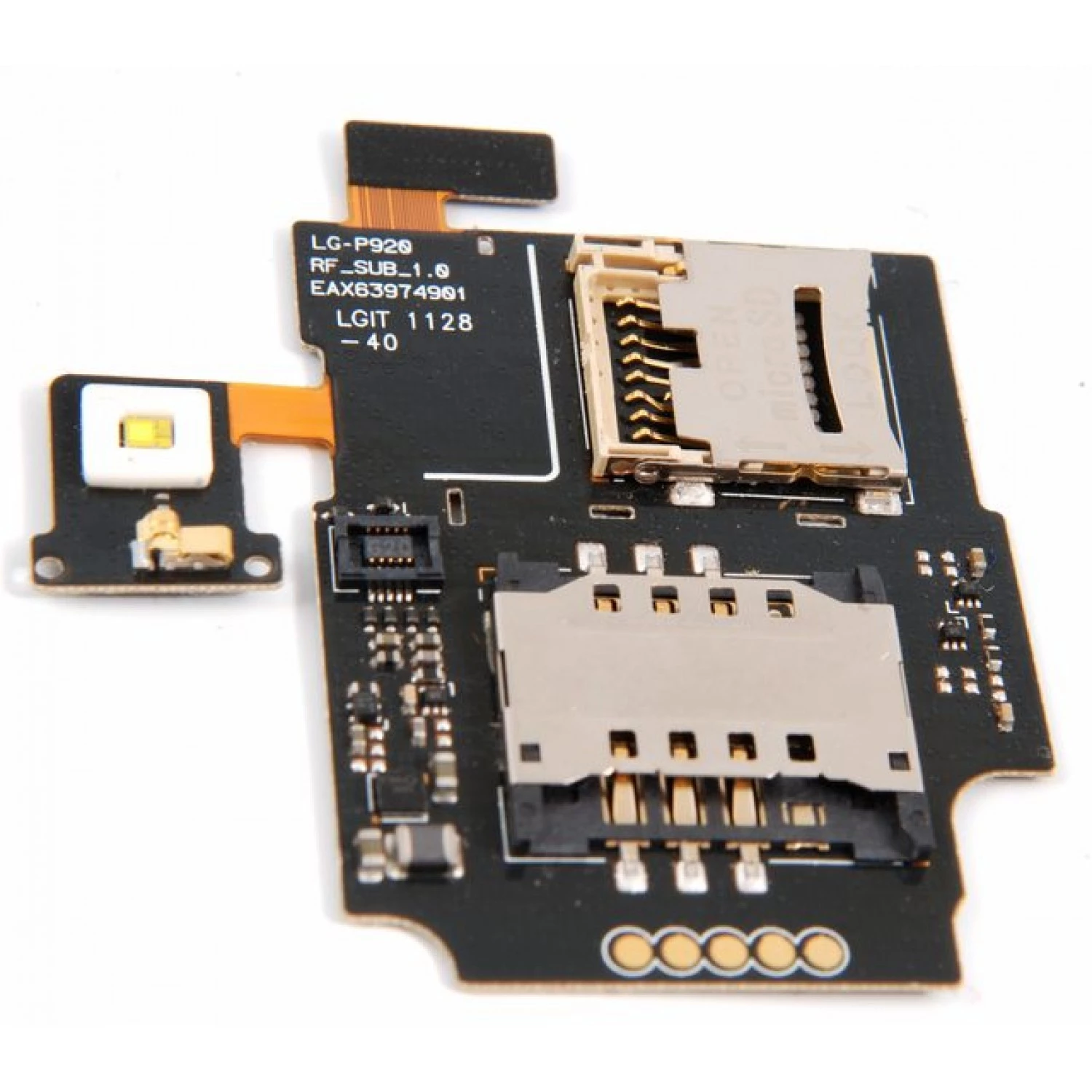 Sim connector flex for LG Optimus 3D P920 P920H Thrill 4G