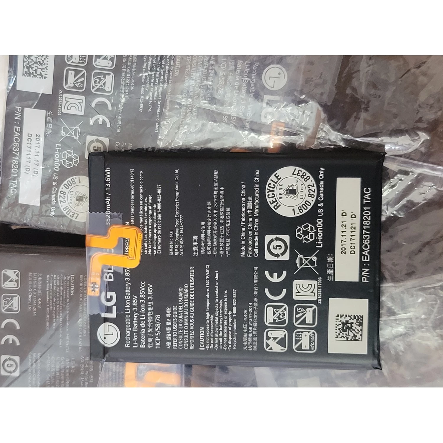 30 pcs LG BL-T35 for Google Pixel 2 XL ( Original tested, A grade)