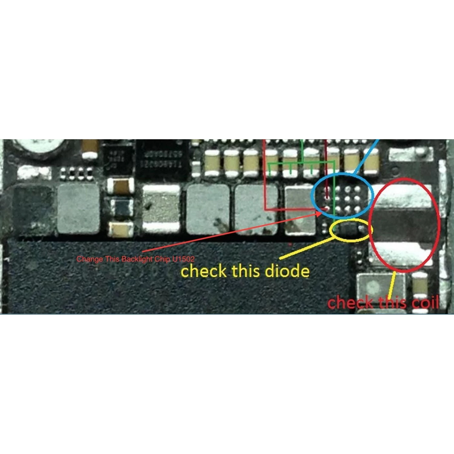 back light 12 pins ic For iPhone 6 iphone 6 Plus U1502