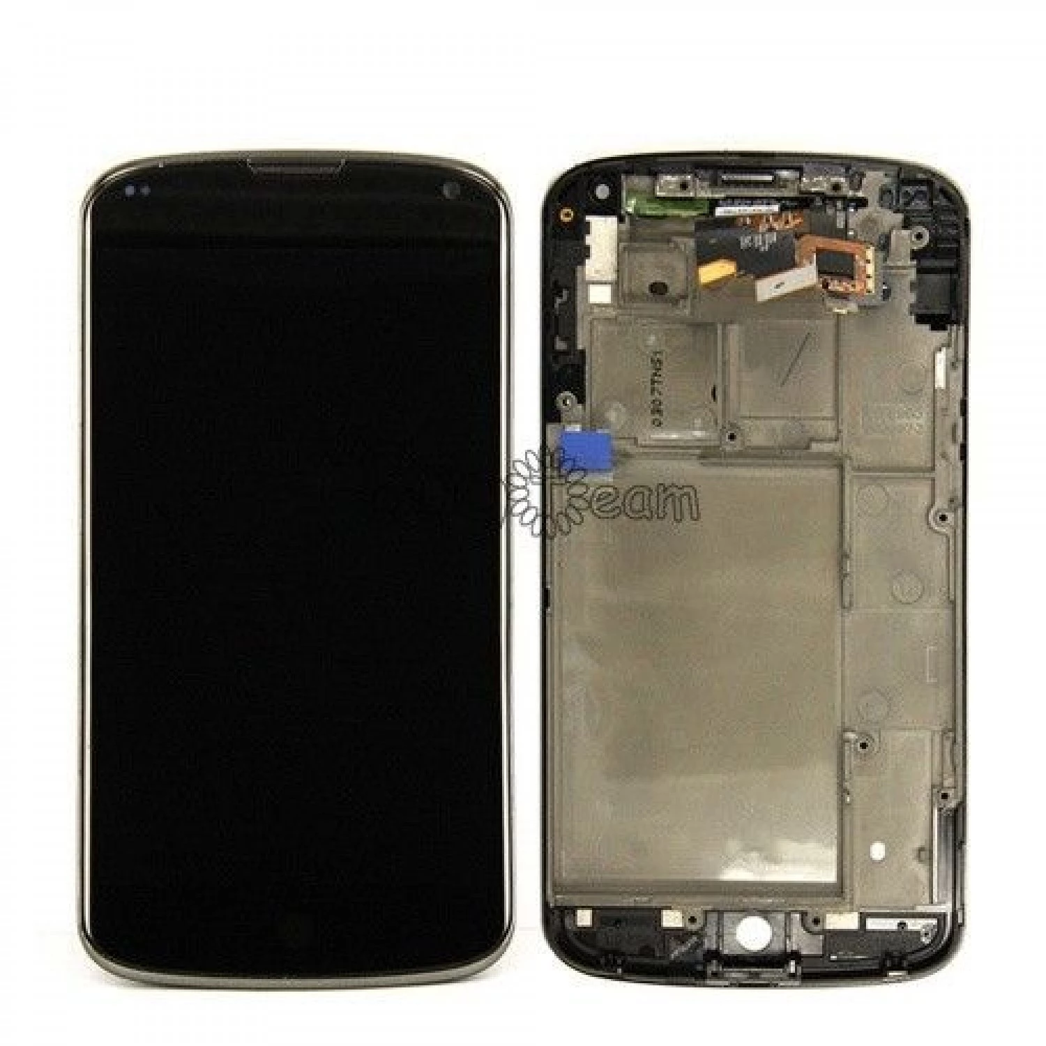 LCD digitizer with frame for LG Nexus 4 E960 ( original pull, some scratches )