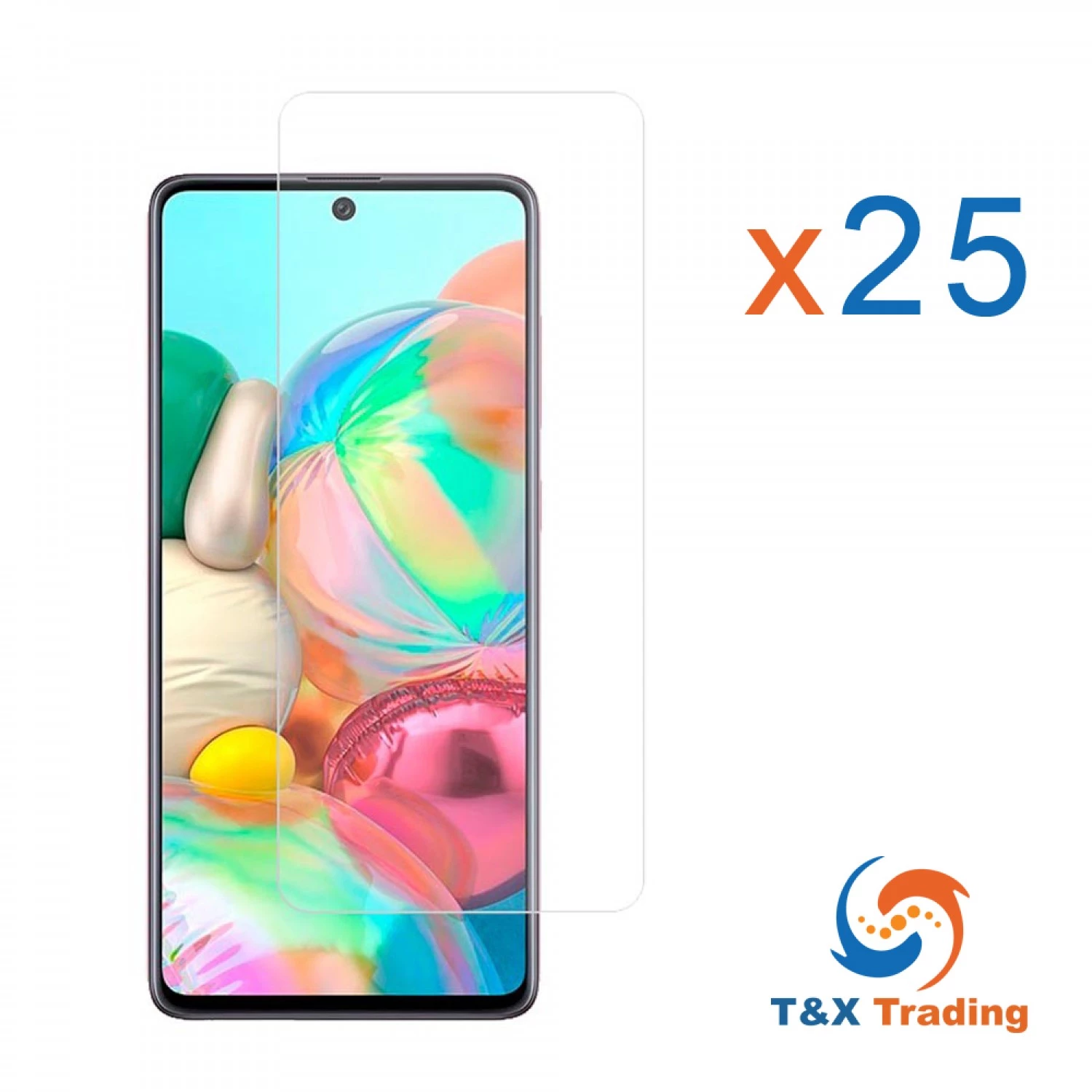 Samsung Galaxy A21S / A21 / A71 / LG k41S Bulk (25Pcs) Tempered Glass Screen Protector