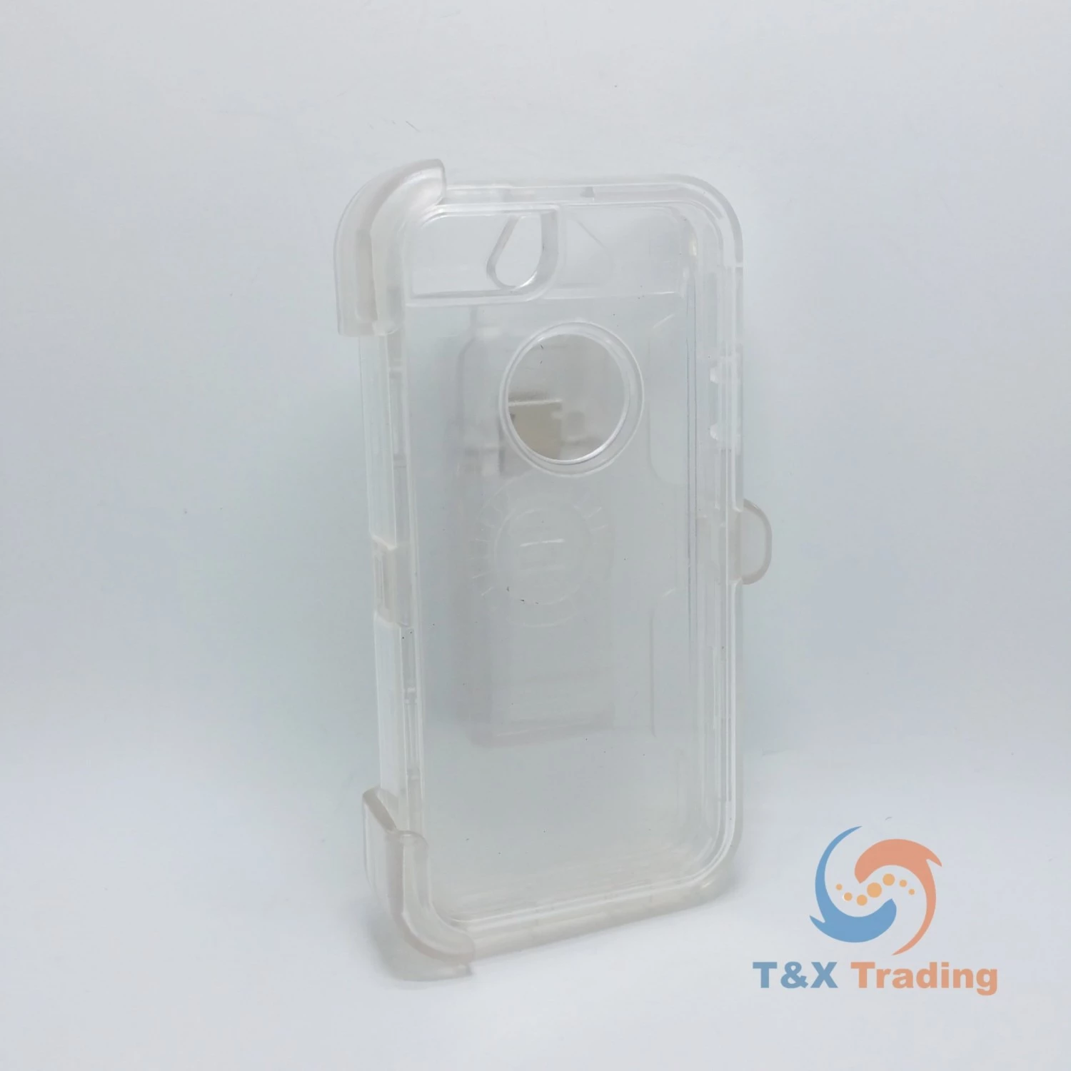 Apple iPhone 5G / 5S / 5SE - Transparent Fashion Defender Case with Belt Clip