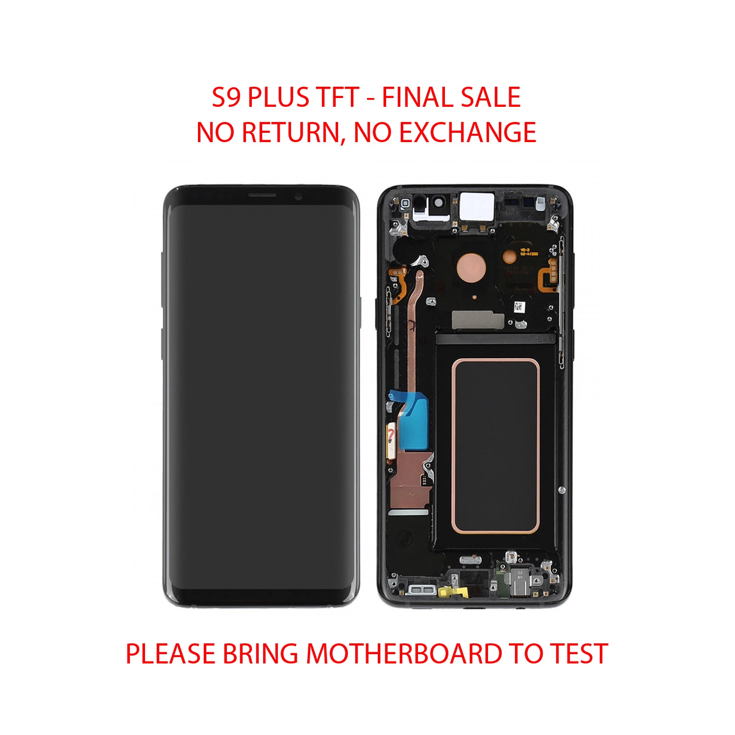 LCD Digitizer with FRAME TFT for Samsung S9 Plus G9650 G965 G966F G965A G965WA