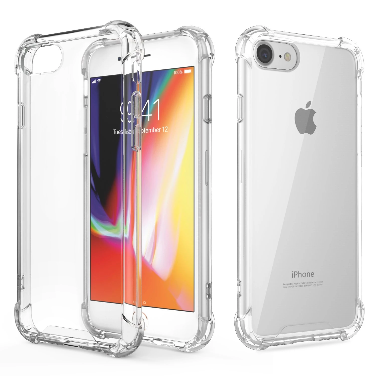 Apple iPhone 6+ / 6s+ / 7+ / 8 Plus - Reinforced Corners Silicone Phone Case