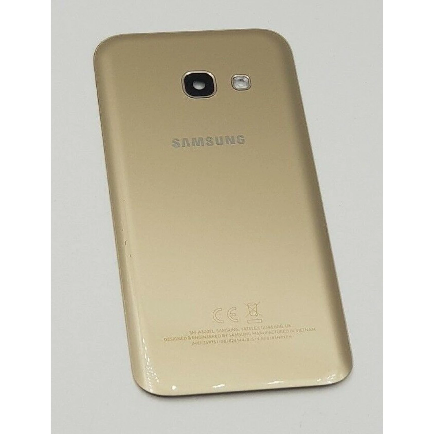 back battery cover with lens for Samsung Galaxy A3 2017 A320 A320F A320WA (used, scratches)