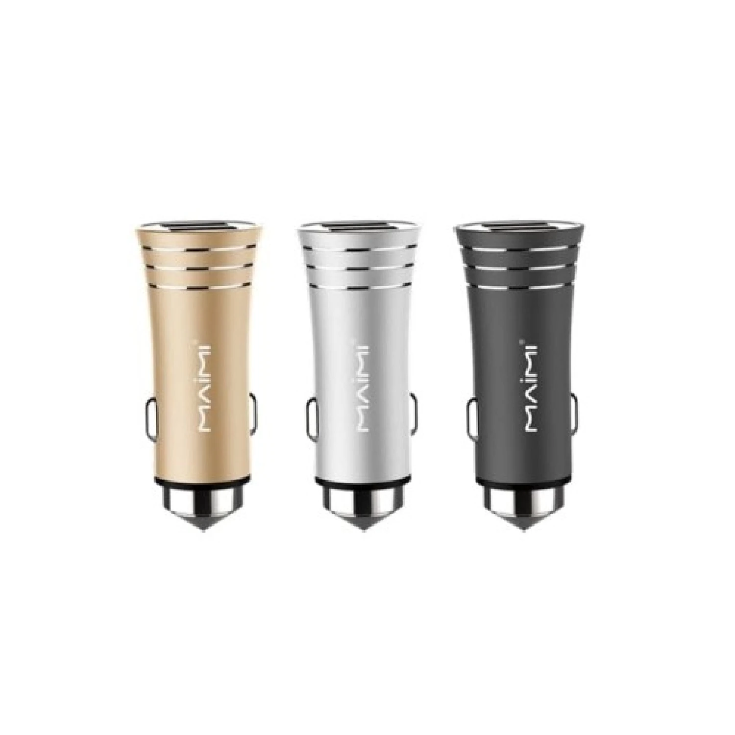 Maimi Fast Charging USB Car Charger Metal Adapter CC102