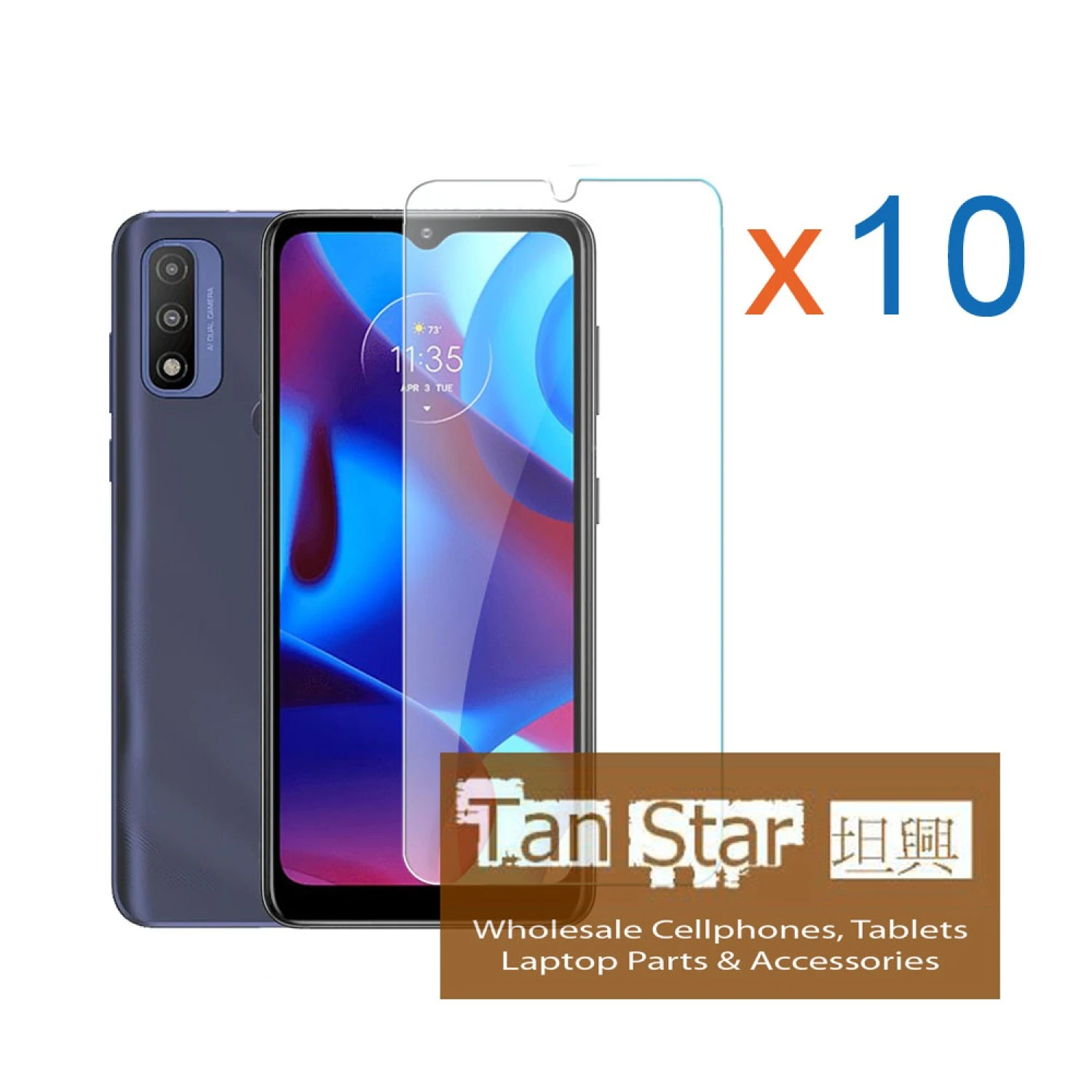 Motorola Moto G Pure 2021 / G Power 2022 / G Play 2023 BOX (10pcs) Tempered Glass Screen Protector