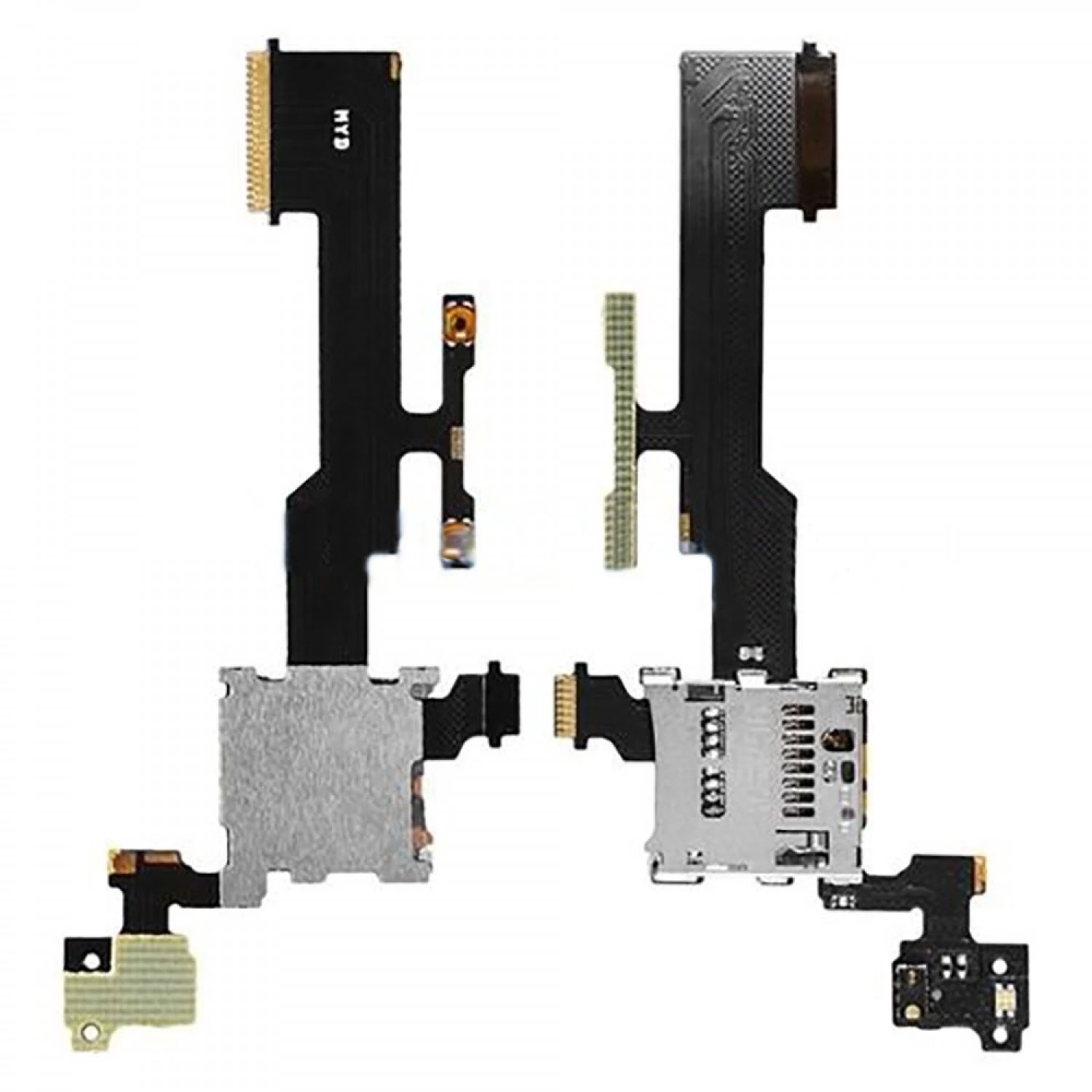 Memory card reader volume button flex for HTC M8 One 2 831C