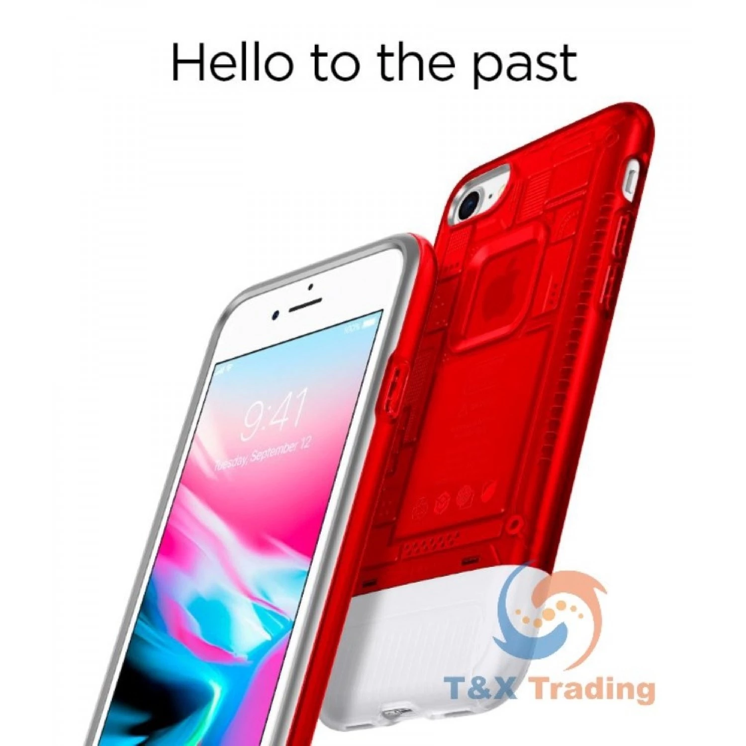 Apple iPhone X / XS - Shock Resistant Retro iMac Case