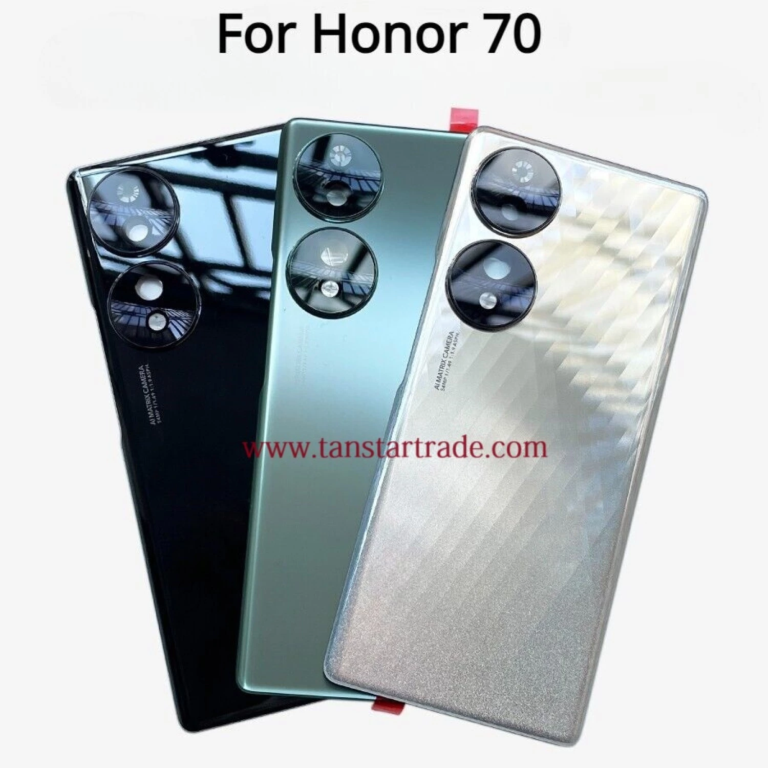 back cover with camera lens for Honor 70 FNE-NX9