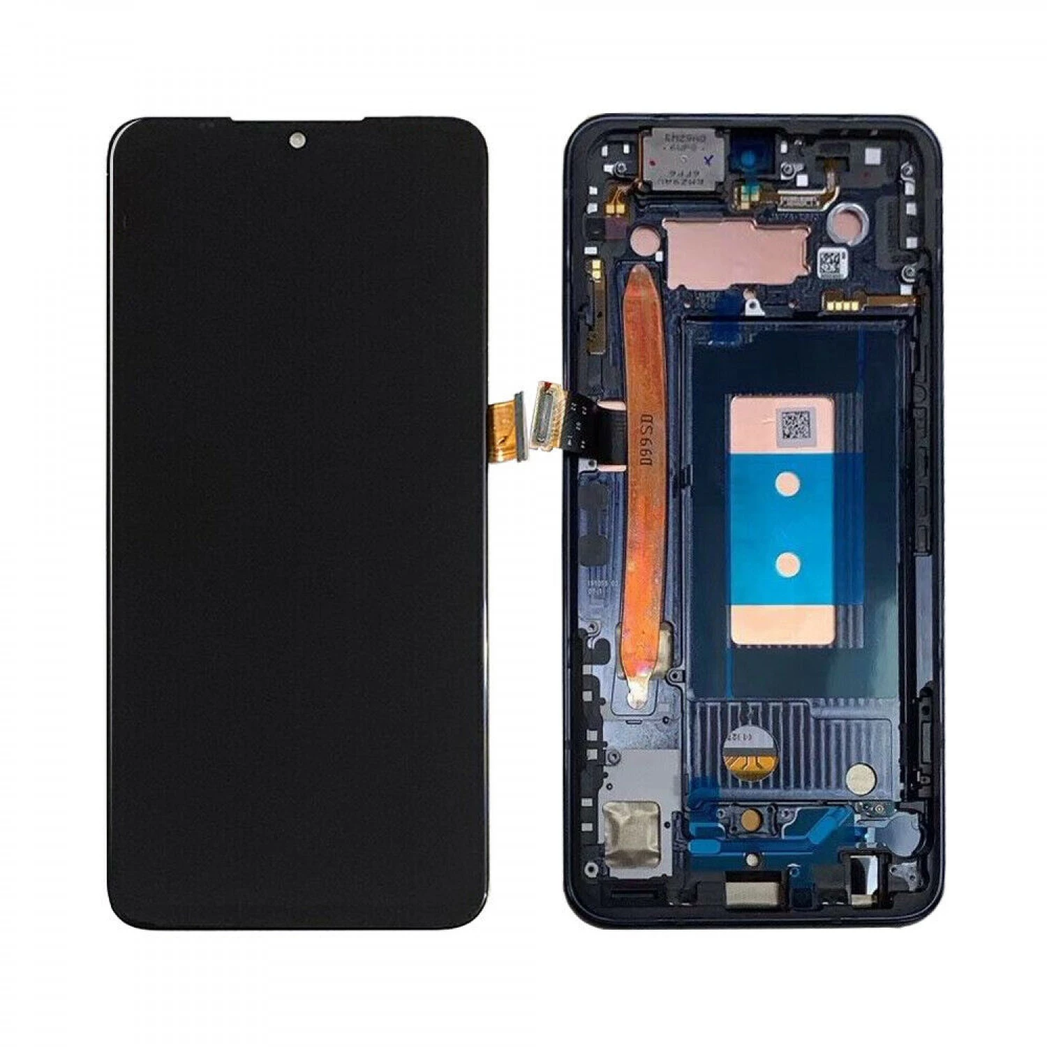 LCD digitizer with frame for LG G8X G850 ThinQ V50s V510